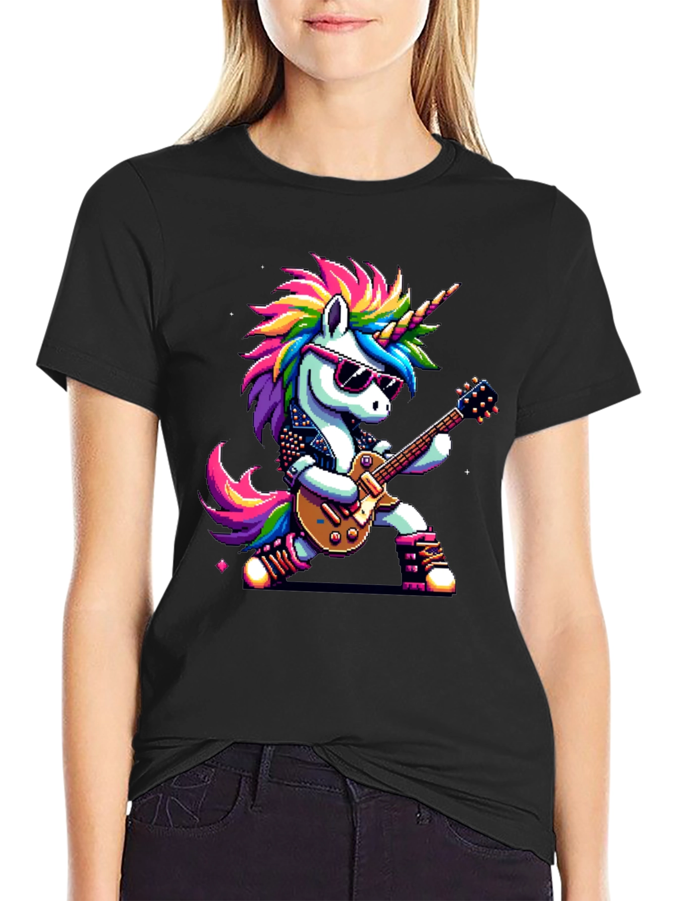Unicorn Rock Star Graphic Tee