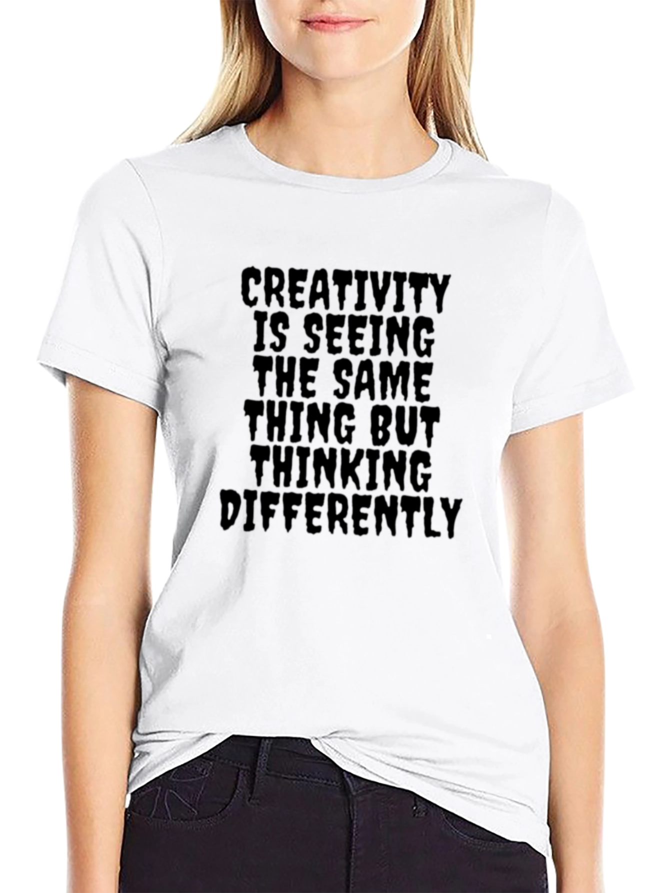 Creative Thinking Black T-Shirt