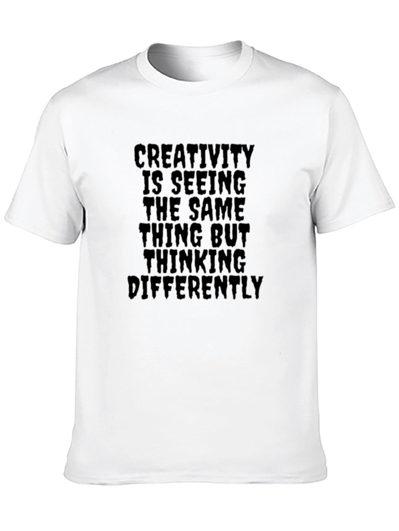 Creative Thinking Black T-Shirt