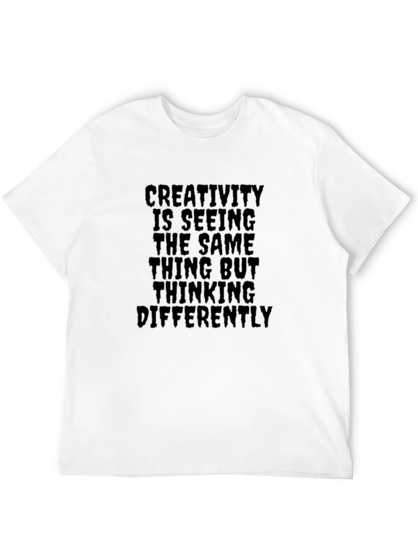 Creative Thinking Black T-Shirt