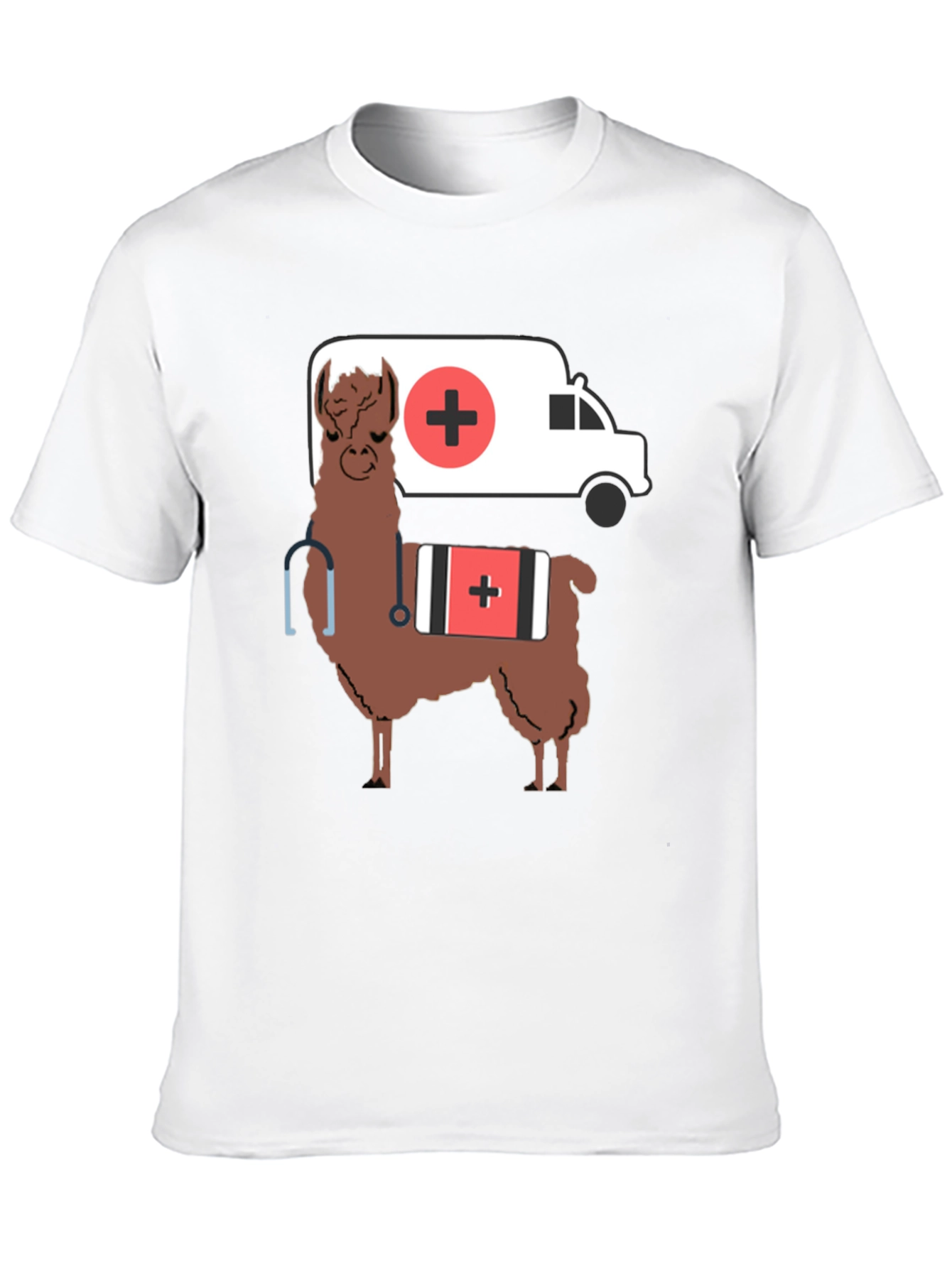 Llama Doctor T-Shirt - Funny Medical Apparel