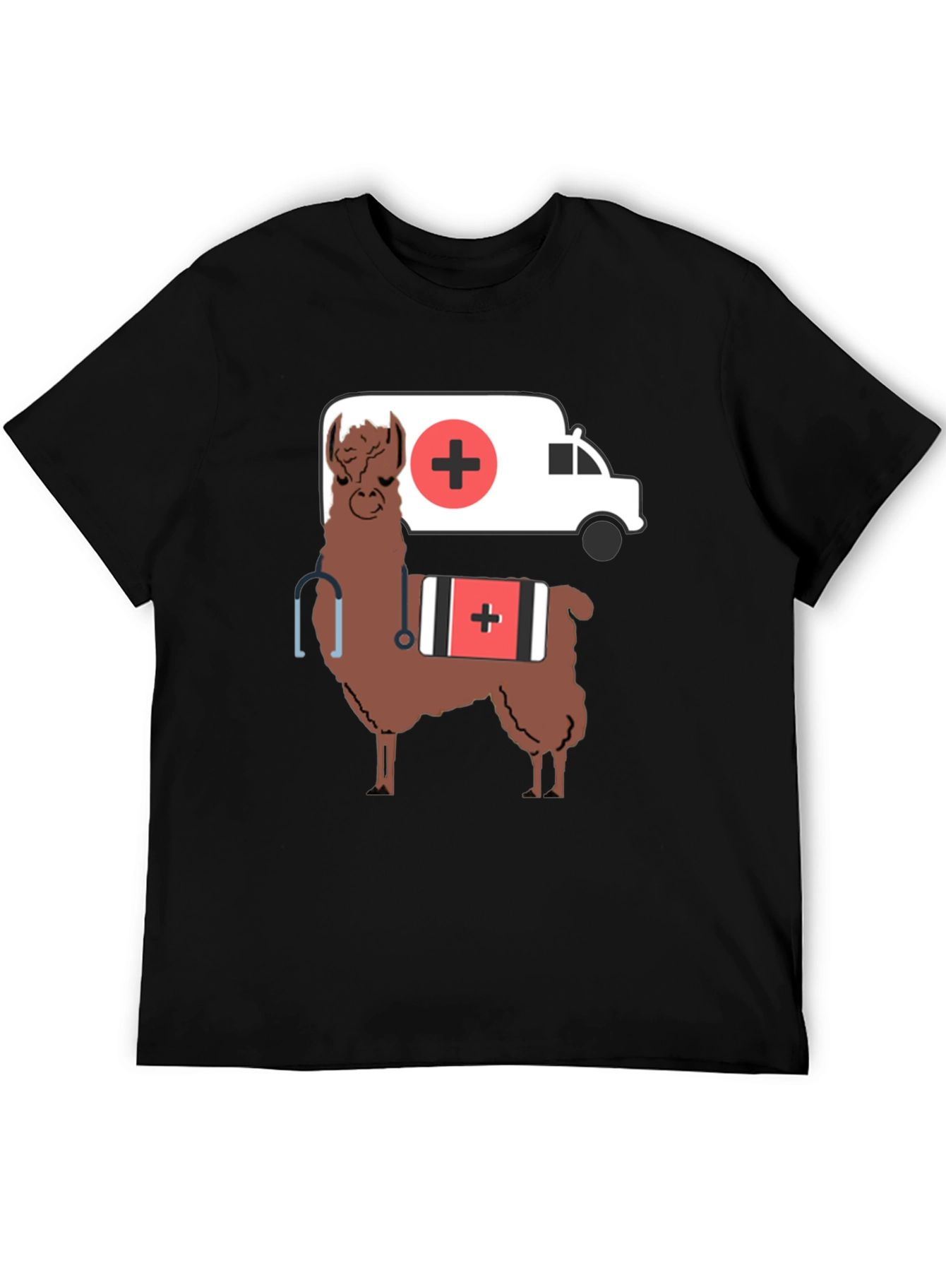 Llama Doctor T-Shirt - Funny Medical Apparel