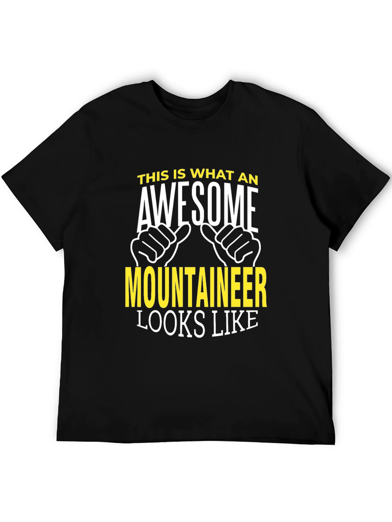Awesome Mountaineer Graphic T-Shirt