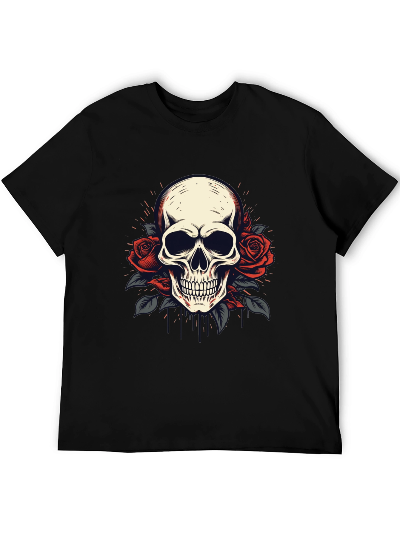 Skull & Roses Graphic Tee