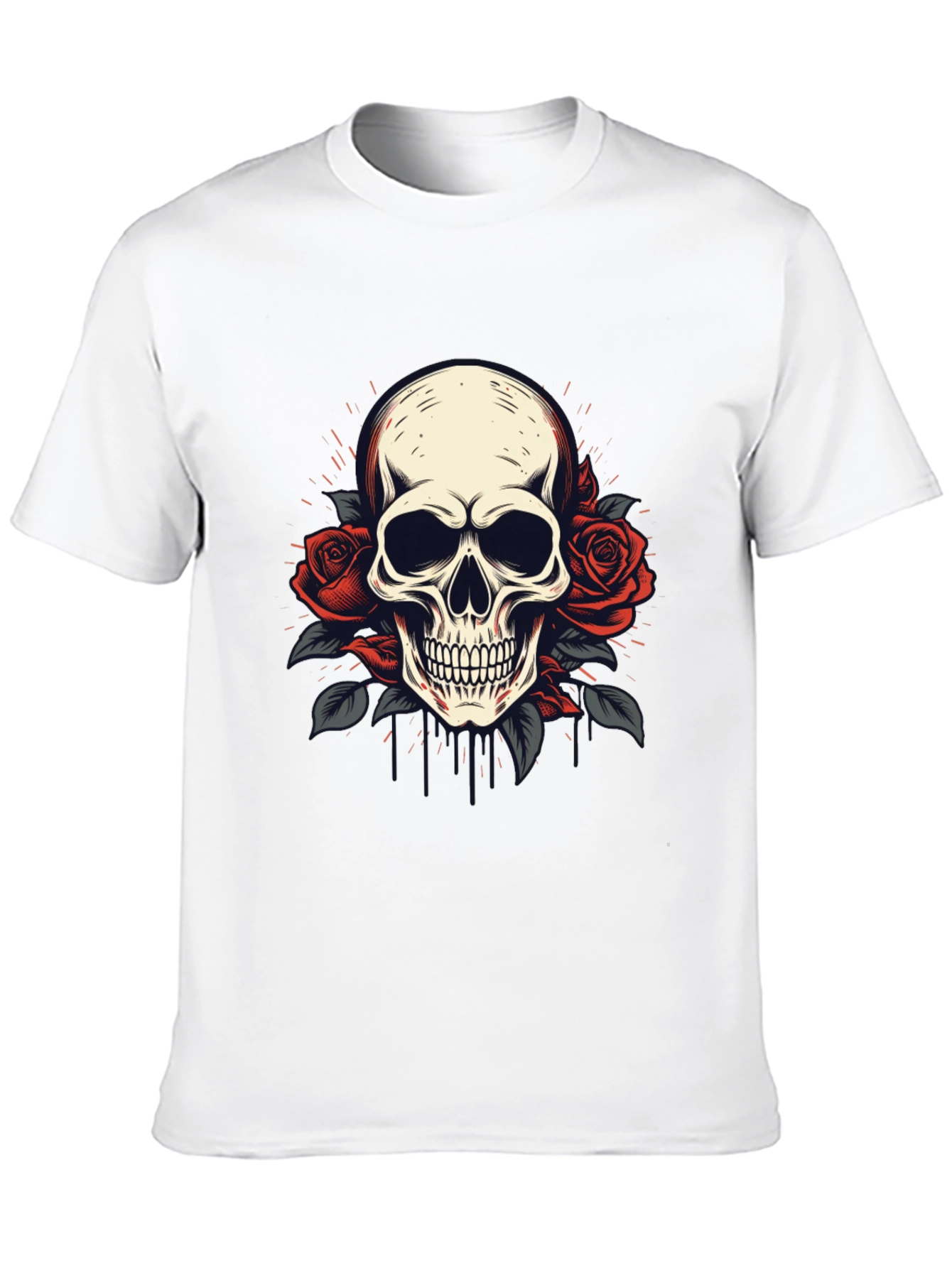 Skull & Roses Graphic Tee