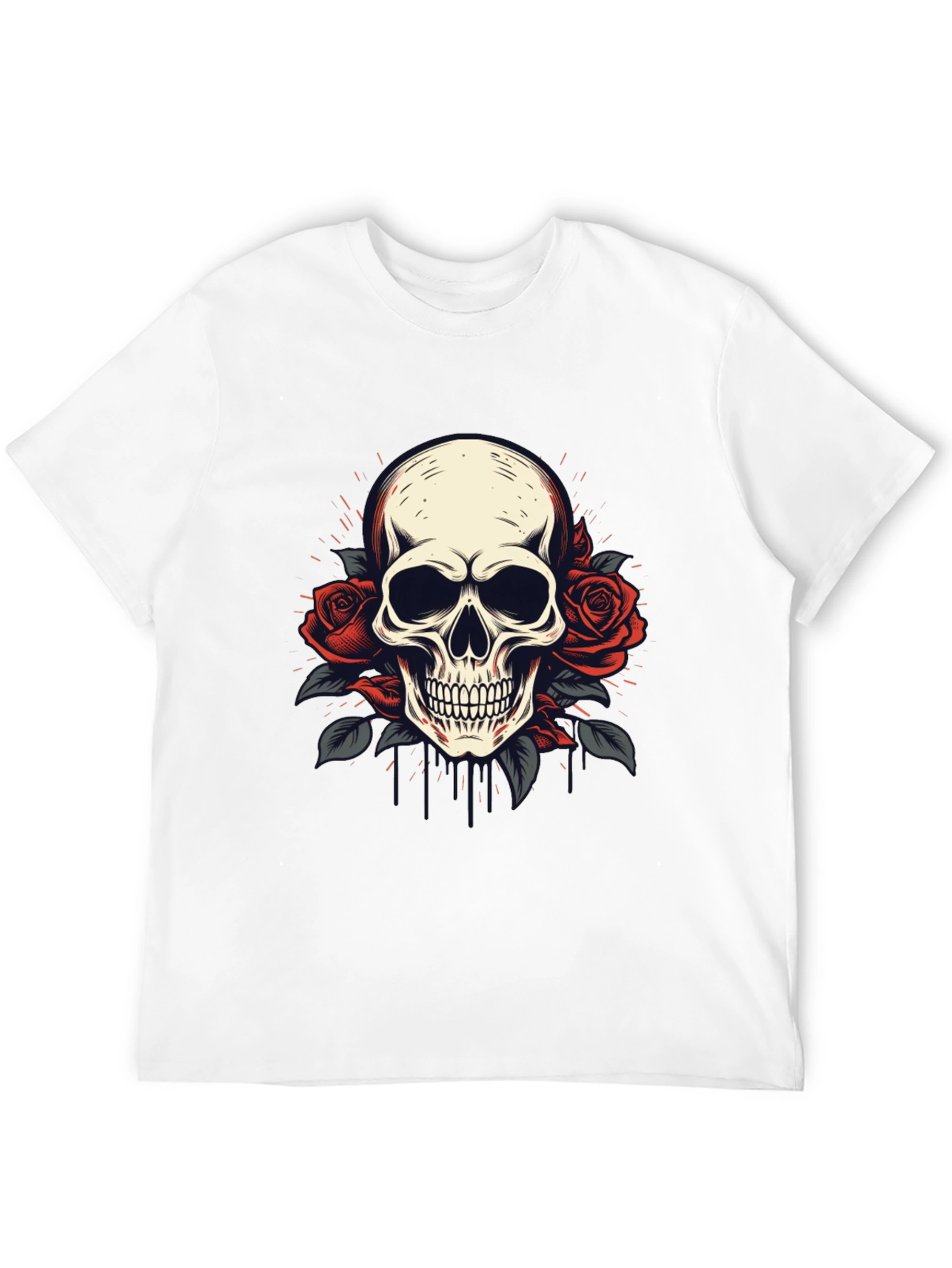 Skull & Roses Graphic Tee