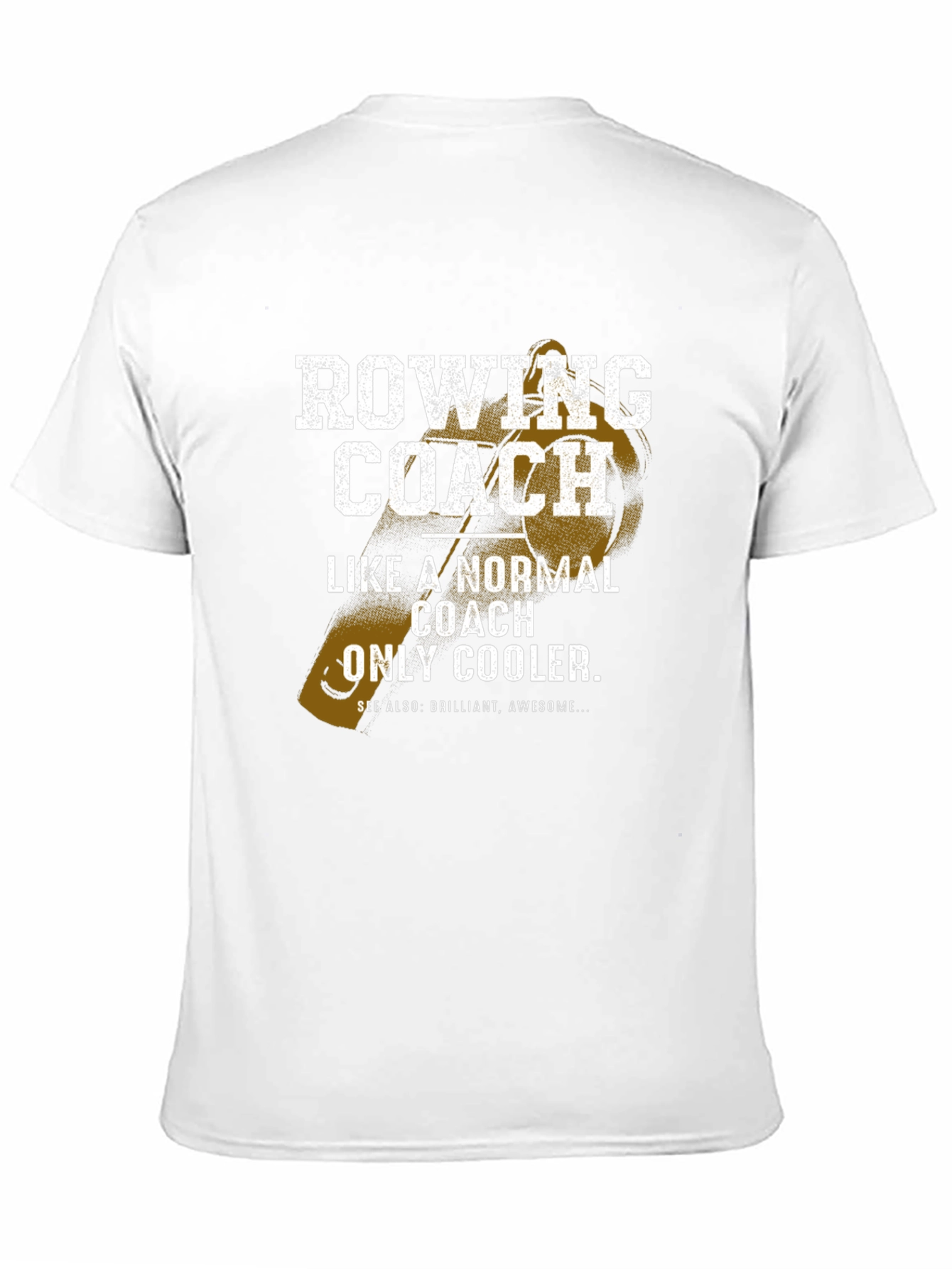 Rowing Coach Graphic Tee - Cool Coach Gift