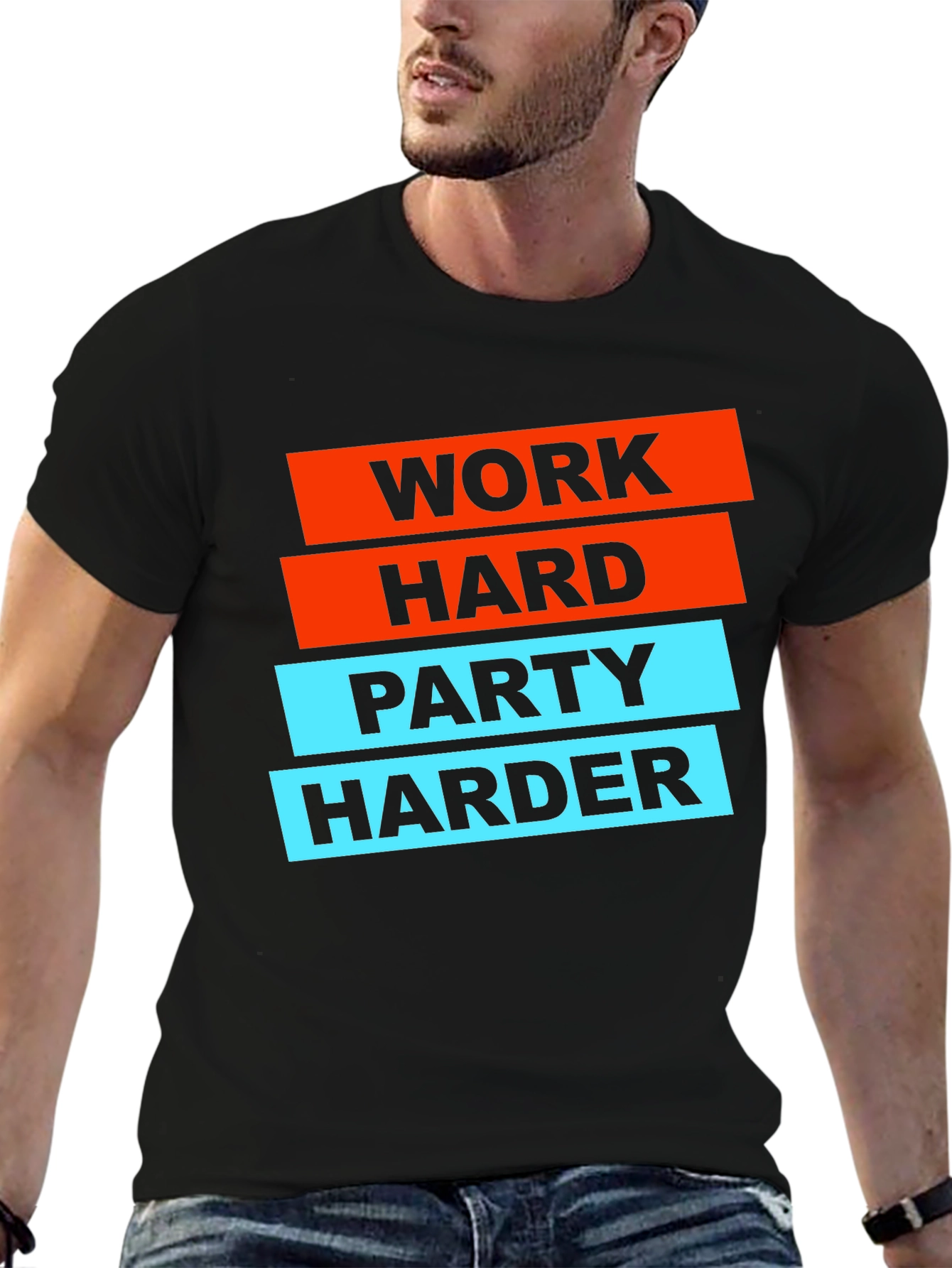 Work Hard Party Harder Graphic Tee
