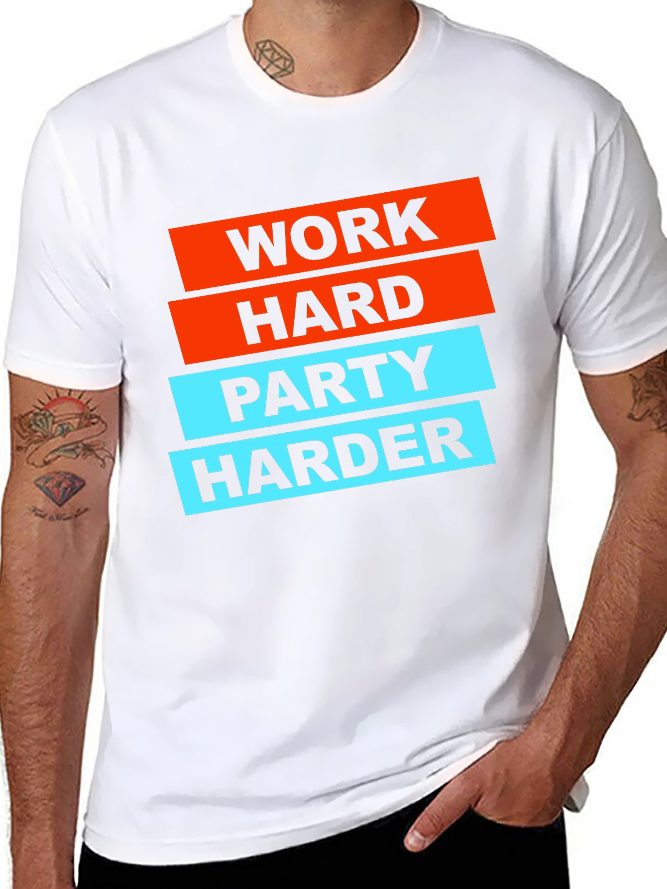 Work Hard Party Harder Graphic Tee