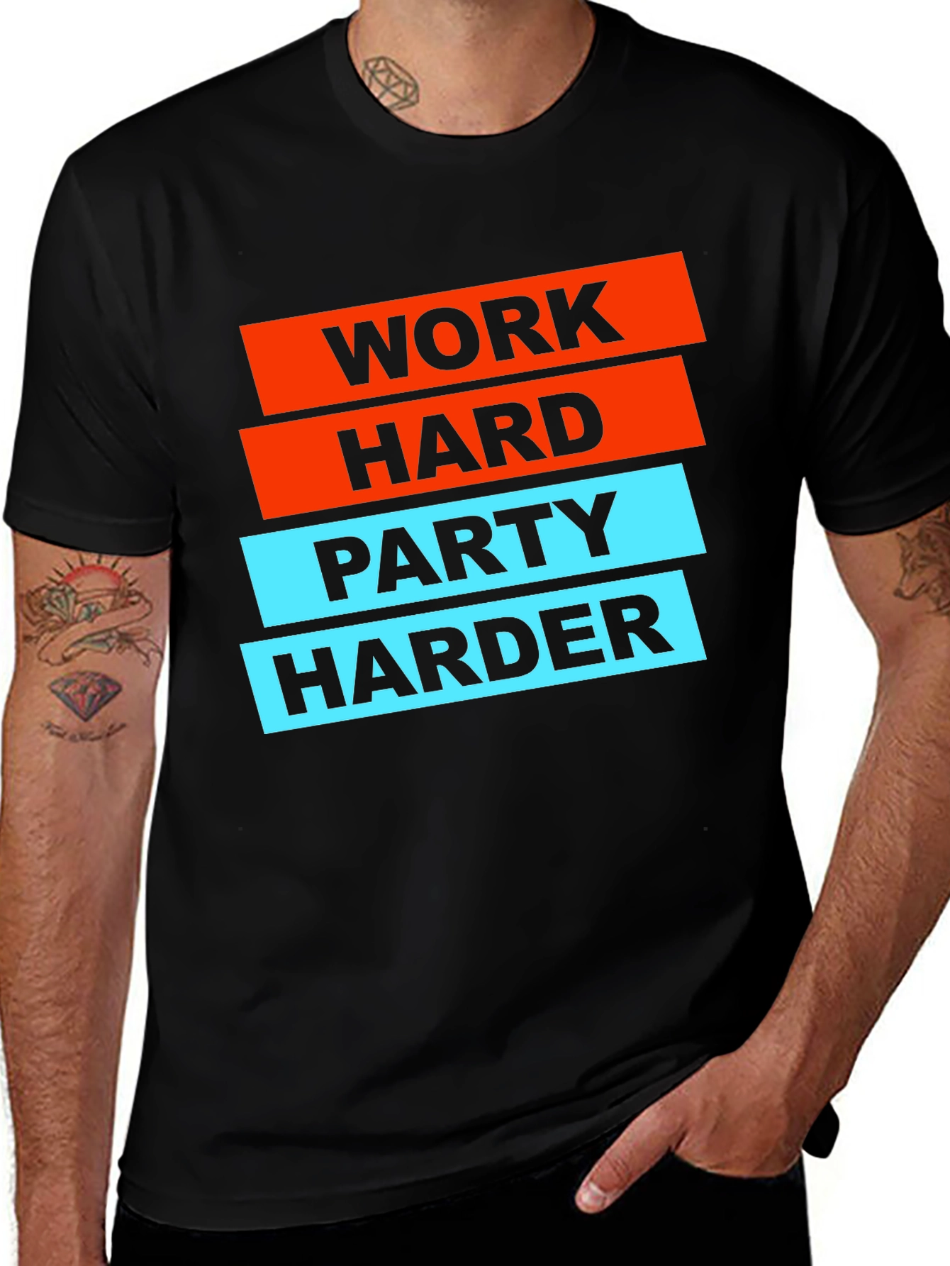 Work Hard Party Harder Graphic Tee