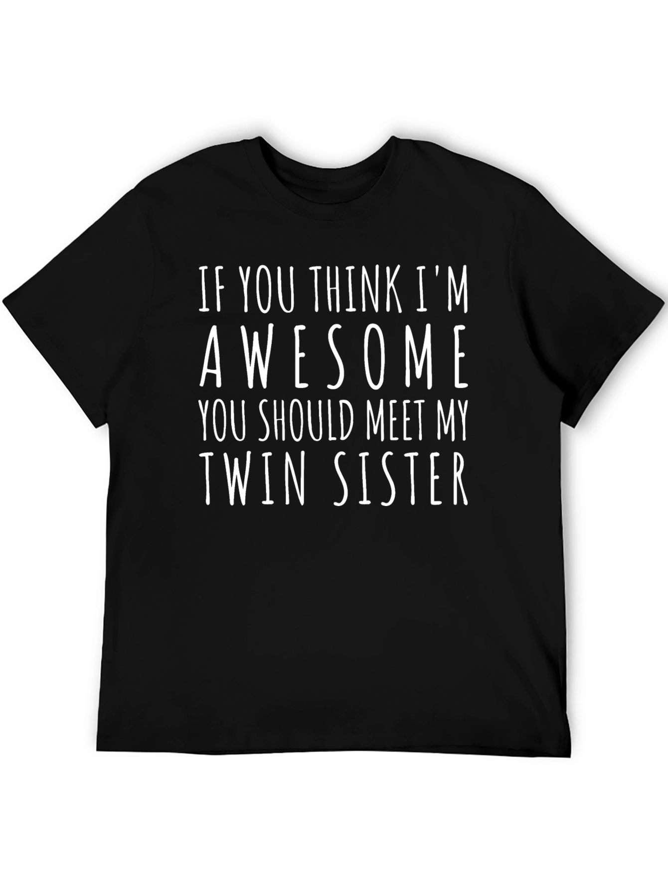Awesome Twin Sister Graphic T-Shirt