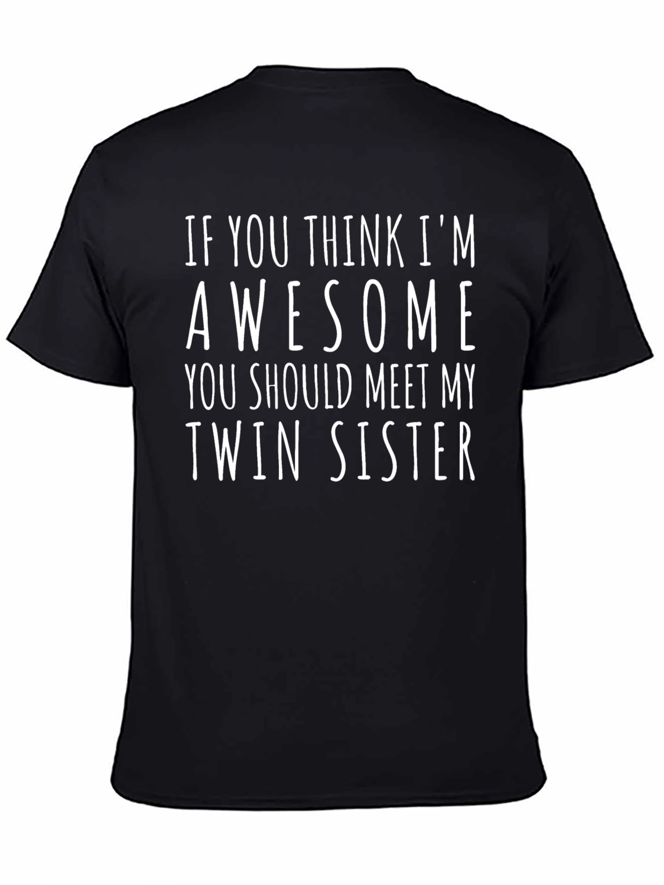 Awesome Twin Sister Graphic T-Shirt