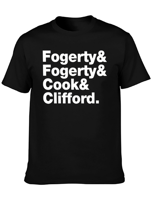 Fogerty Cook & Clifford Band Member Names T-Shirt
