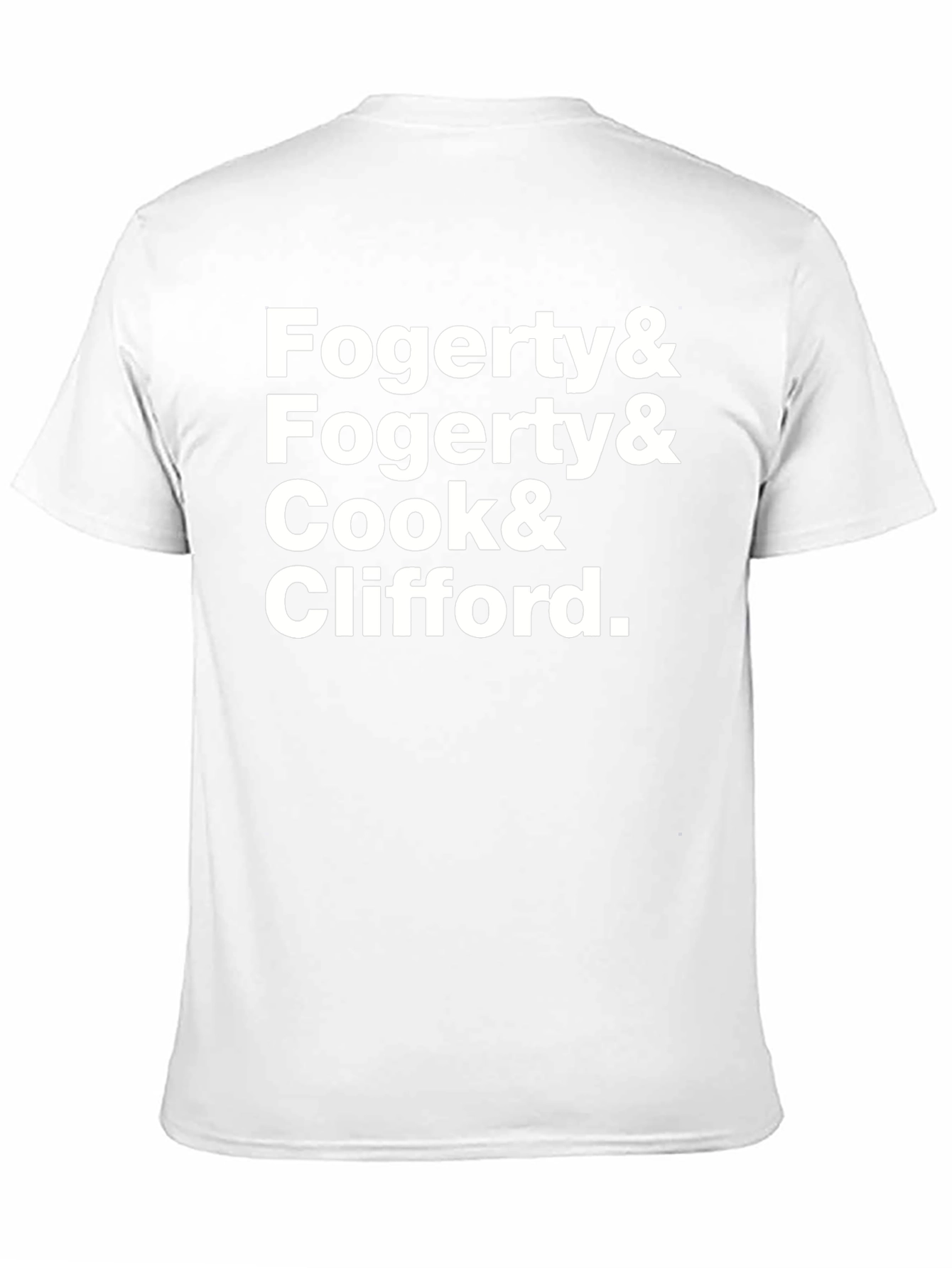 Fogerty Cook & Clifford Band Member Names T-Shirt