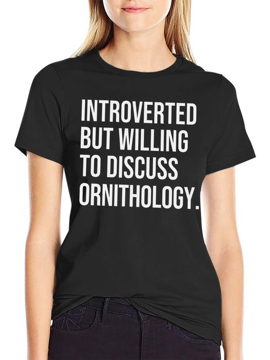 Introverted Ornithology T-Shirt - Bird Lover Tee