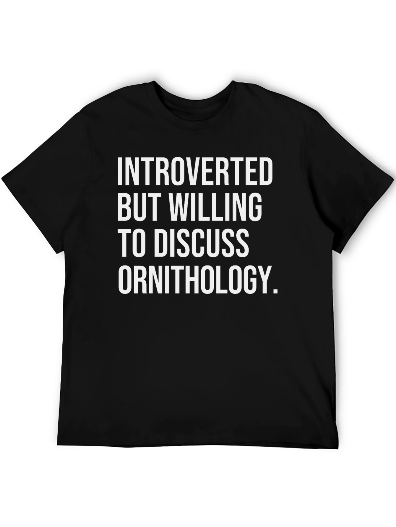 Introverted Ornithology T-Shirt - Bird Lover Tee
