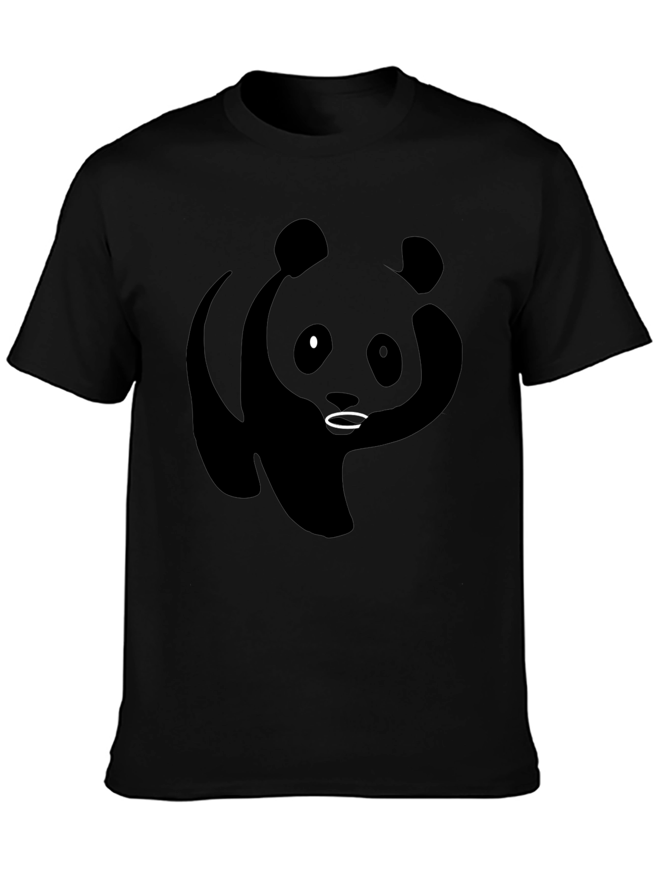 Black Panda Graphic T-Shirt
