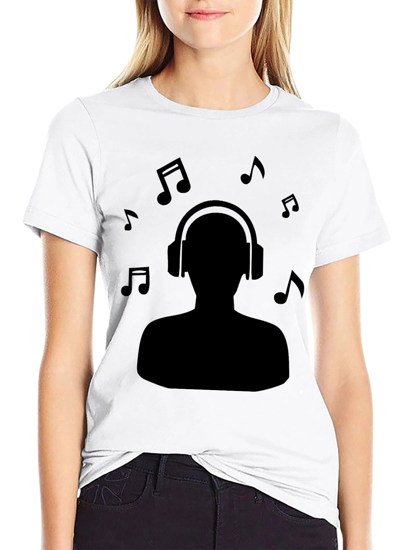 Music Lover Black T-Shirt