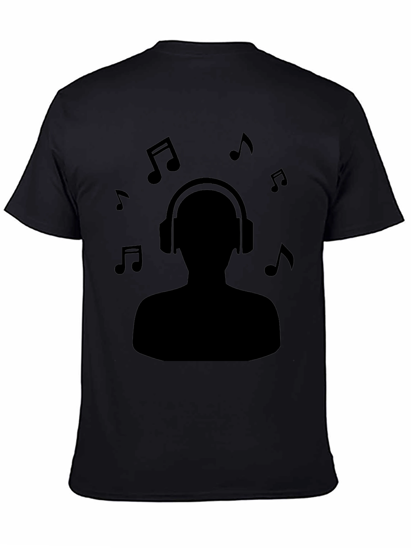 Music Lover Black T-Shirt