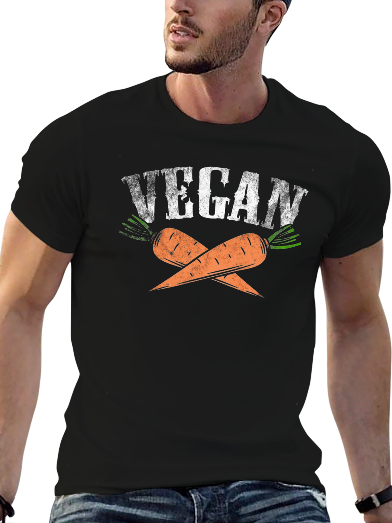 Vegan Carrot T-Shirt - Trendy Graphic Tee