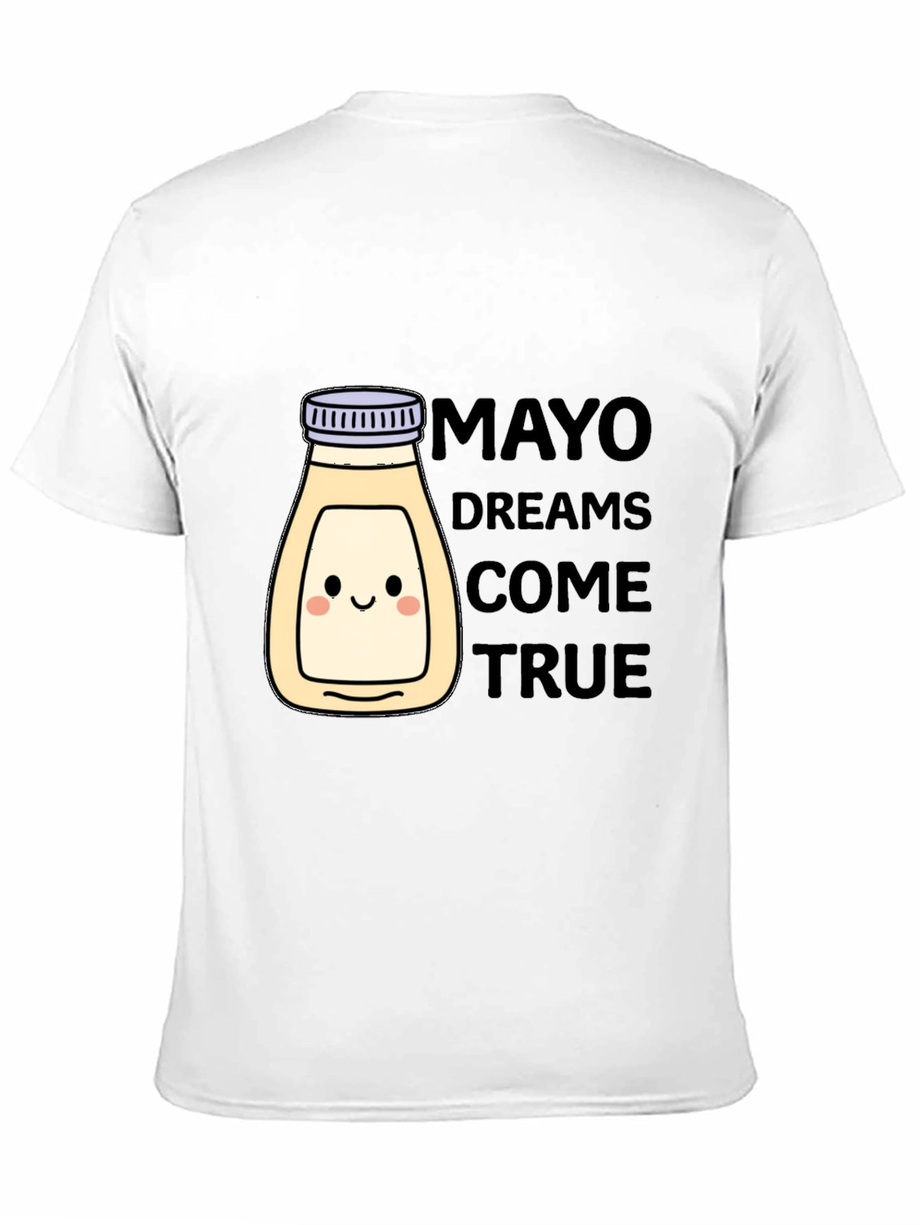 Mayonnaise Dreams T-Shirt - Black Crew Neck Graphic Tee