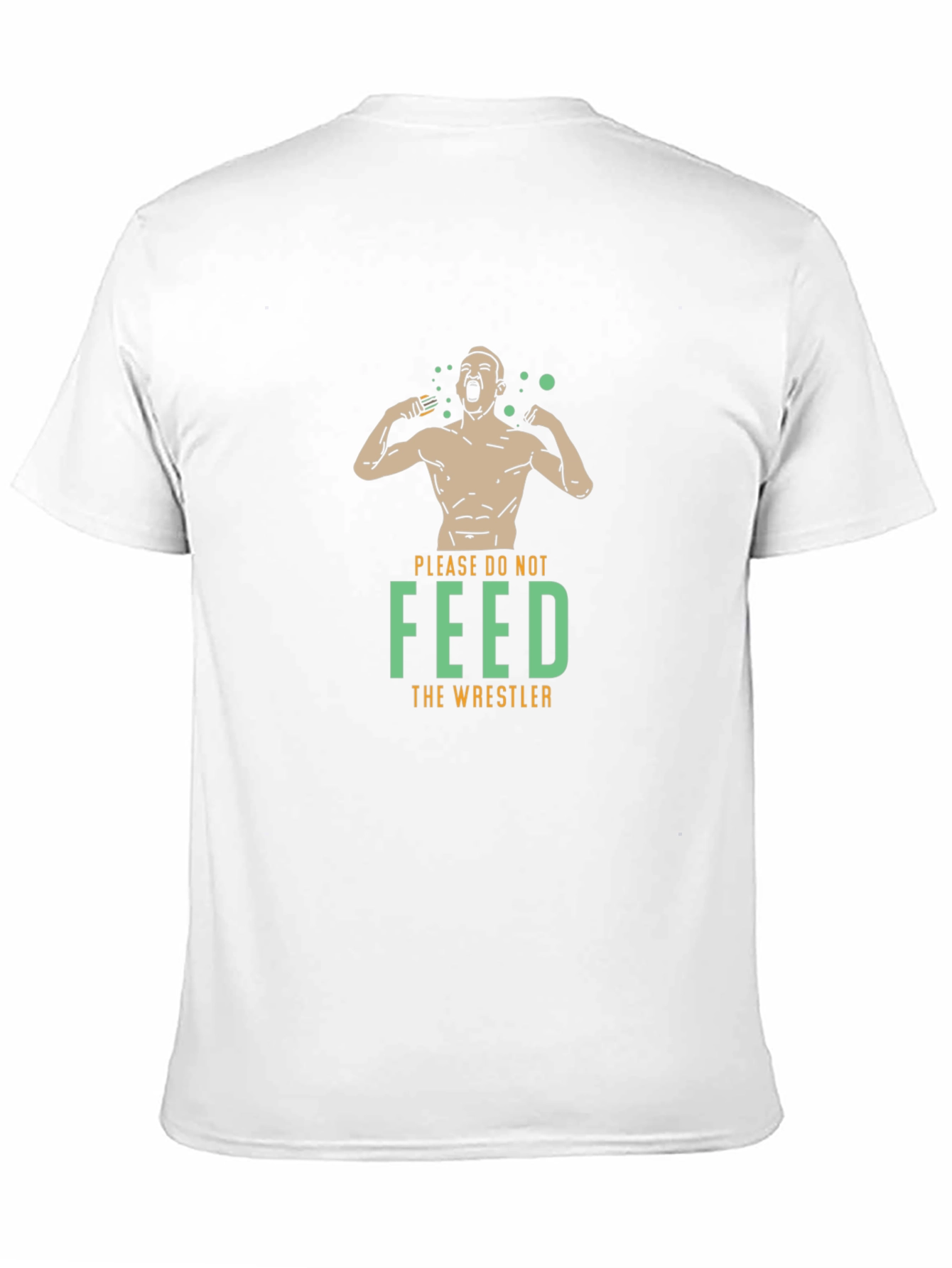 Please Do Not Feed the Wrestler Black T-Shirt