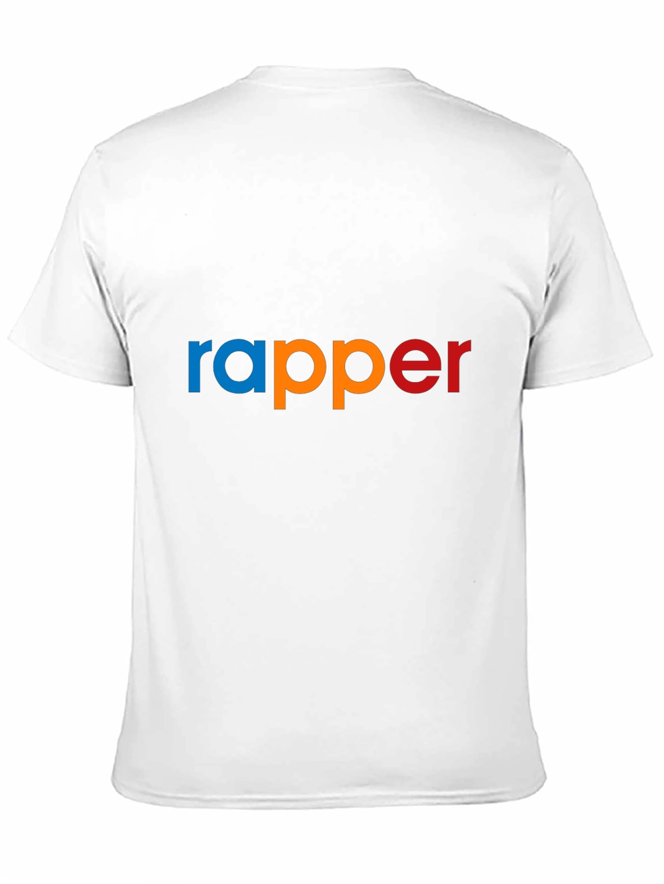 Rapper Graphic Print T-Shirt - Stylish Crew Neck Tee