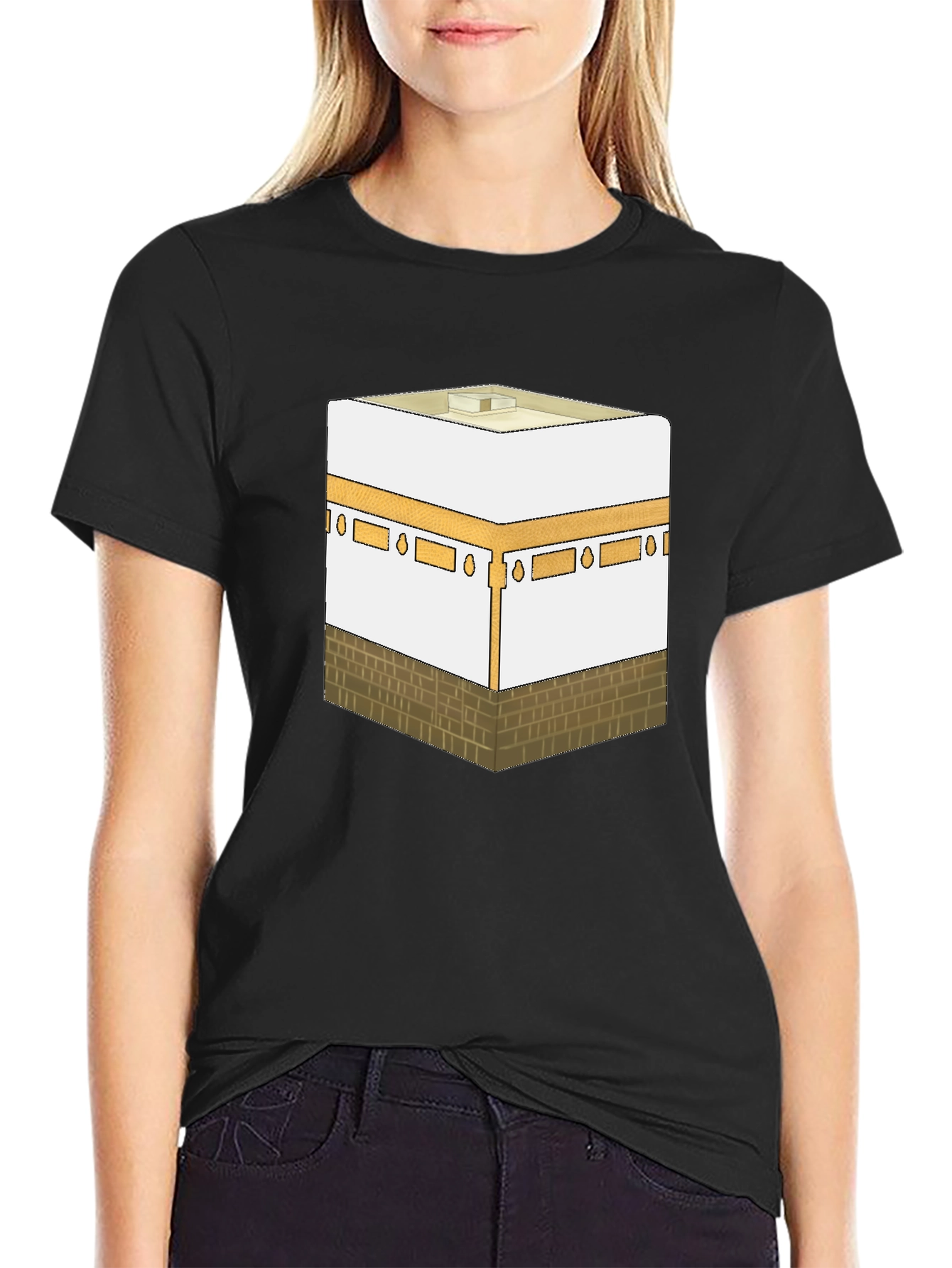 Kaaba Graphic T-Shirt - Islamic Holy Site Tee