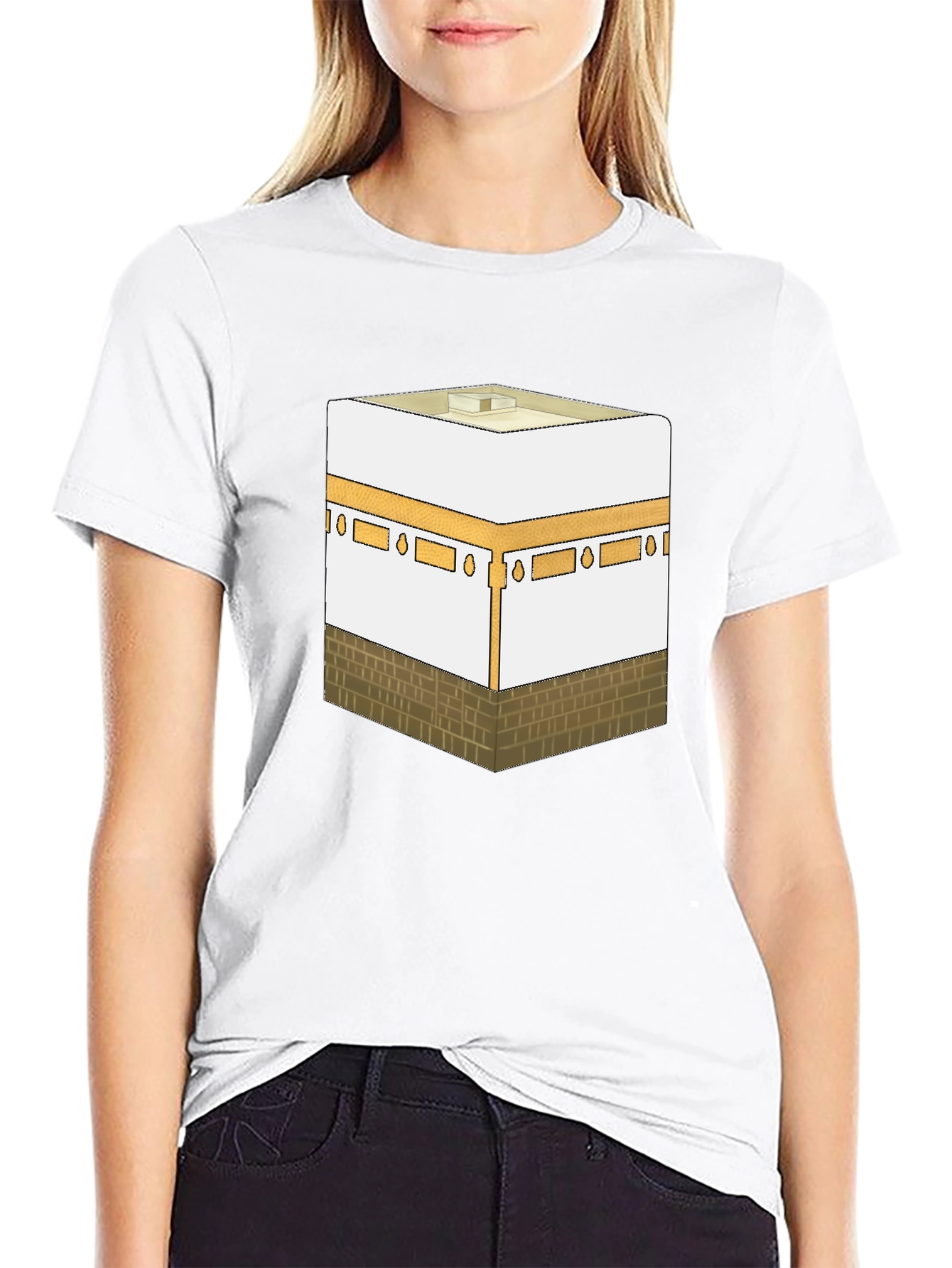 Kaaba Graphic T-Shirt - Islamic Holy Site Tee