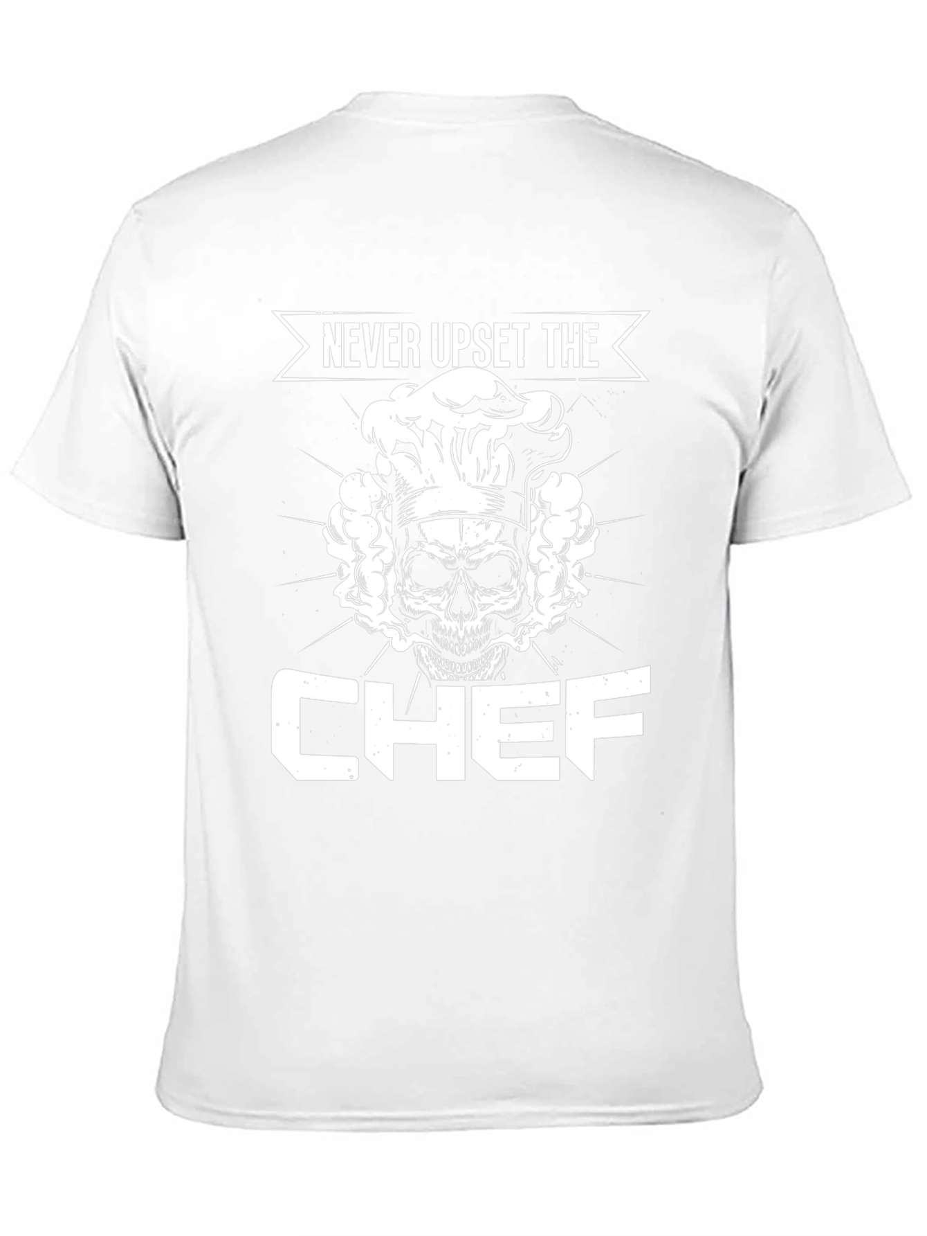 Never Upset the Chef - Skull Graphic T-Shirt
