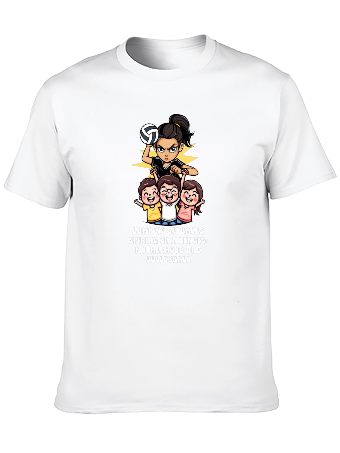Volleyball Mom T-Shirt - Bumping Setbacks