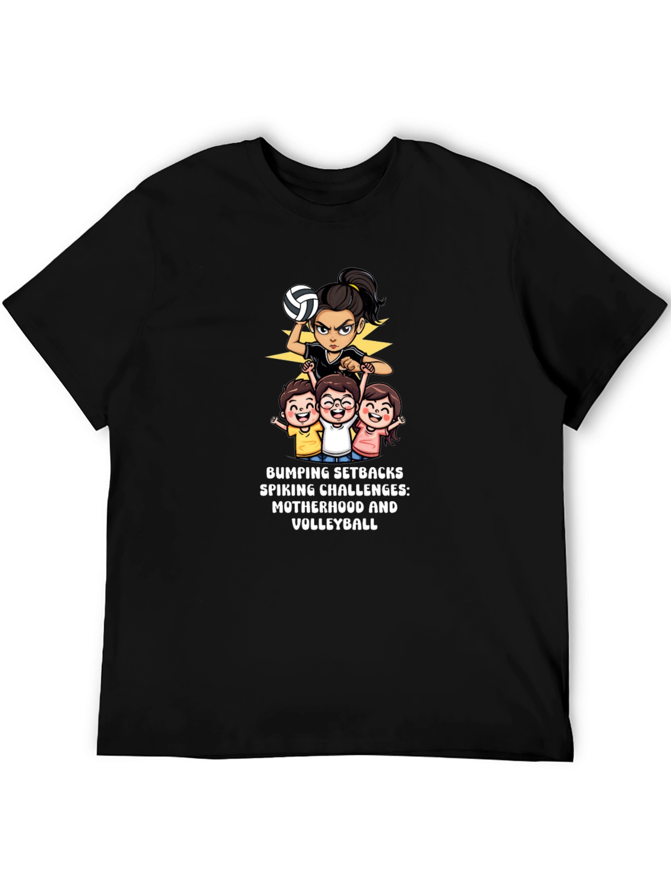 Volleyball Mom T-Shirt - Bumping Setbacks