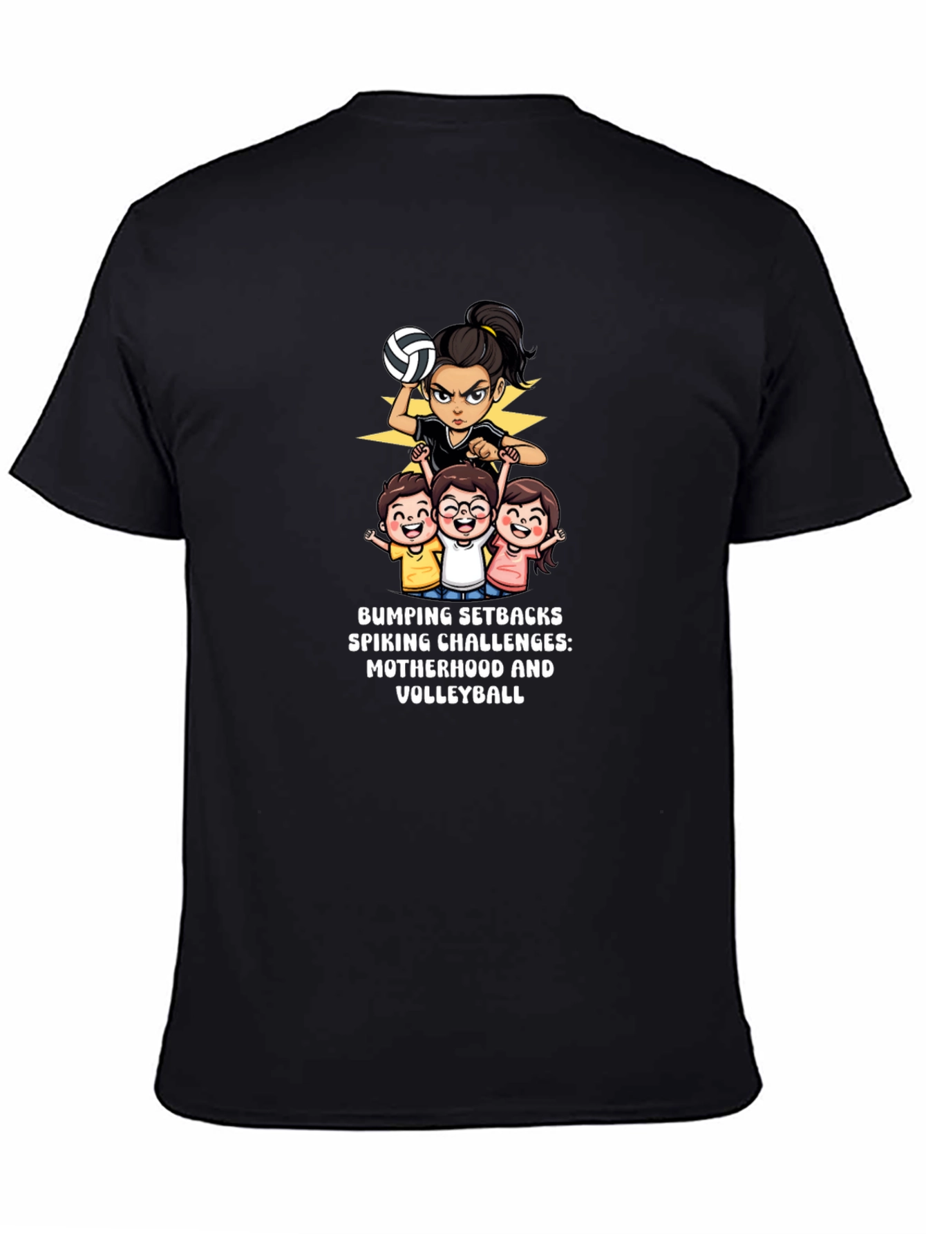 Volleyball Mom T-Shirt - Bumping Setbacks