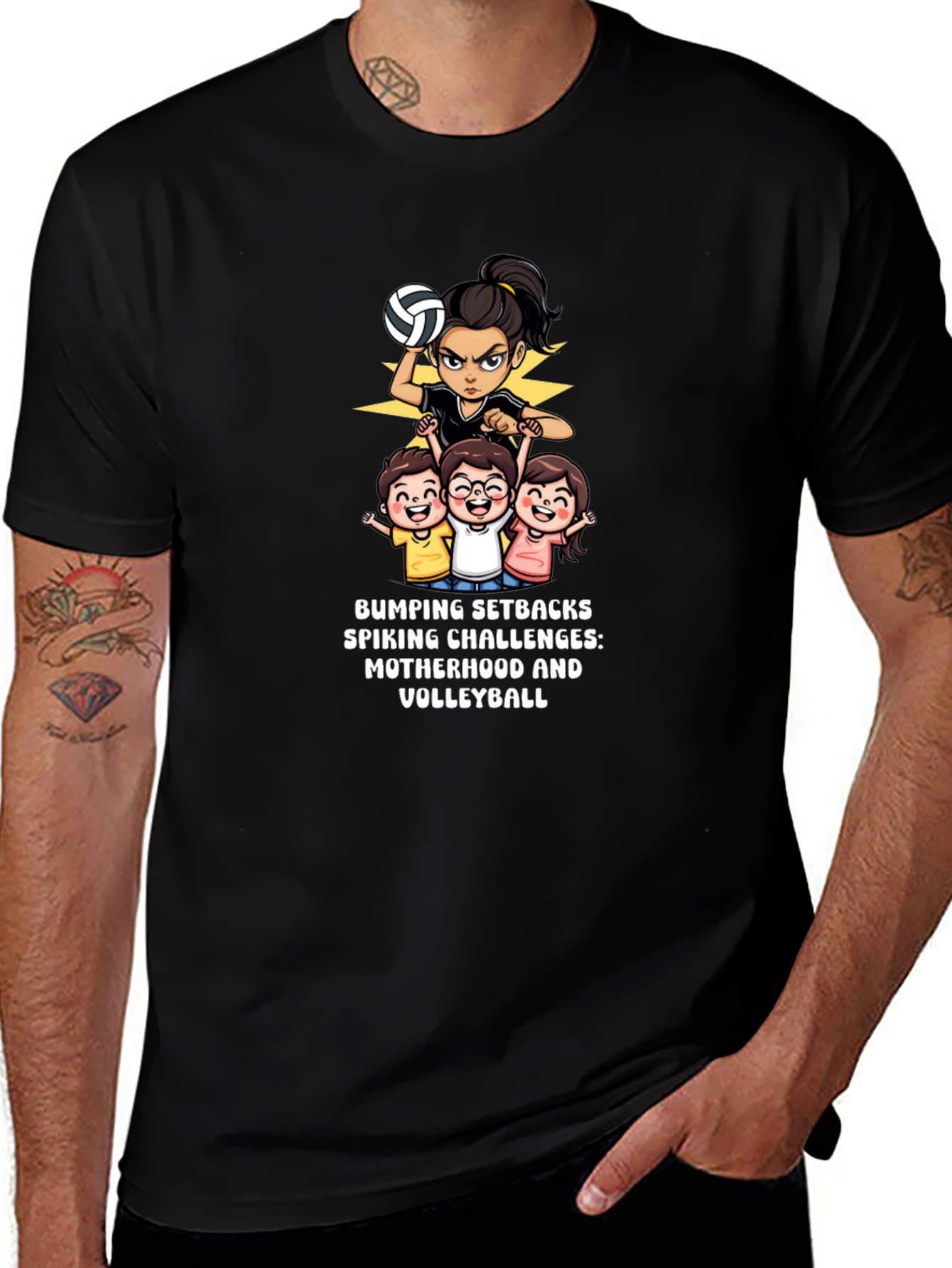 Volleyball Mom T-Shirt - Bumping Setbacks