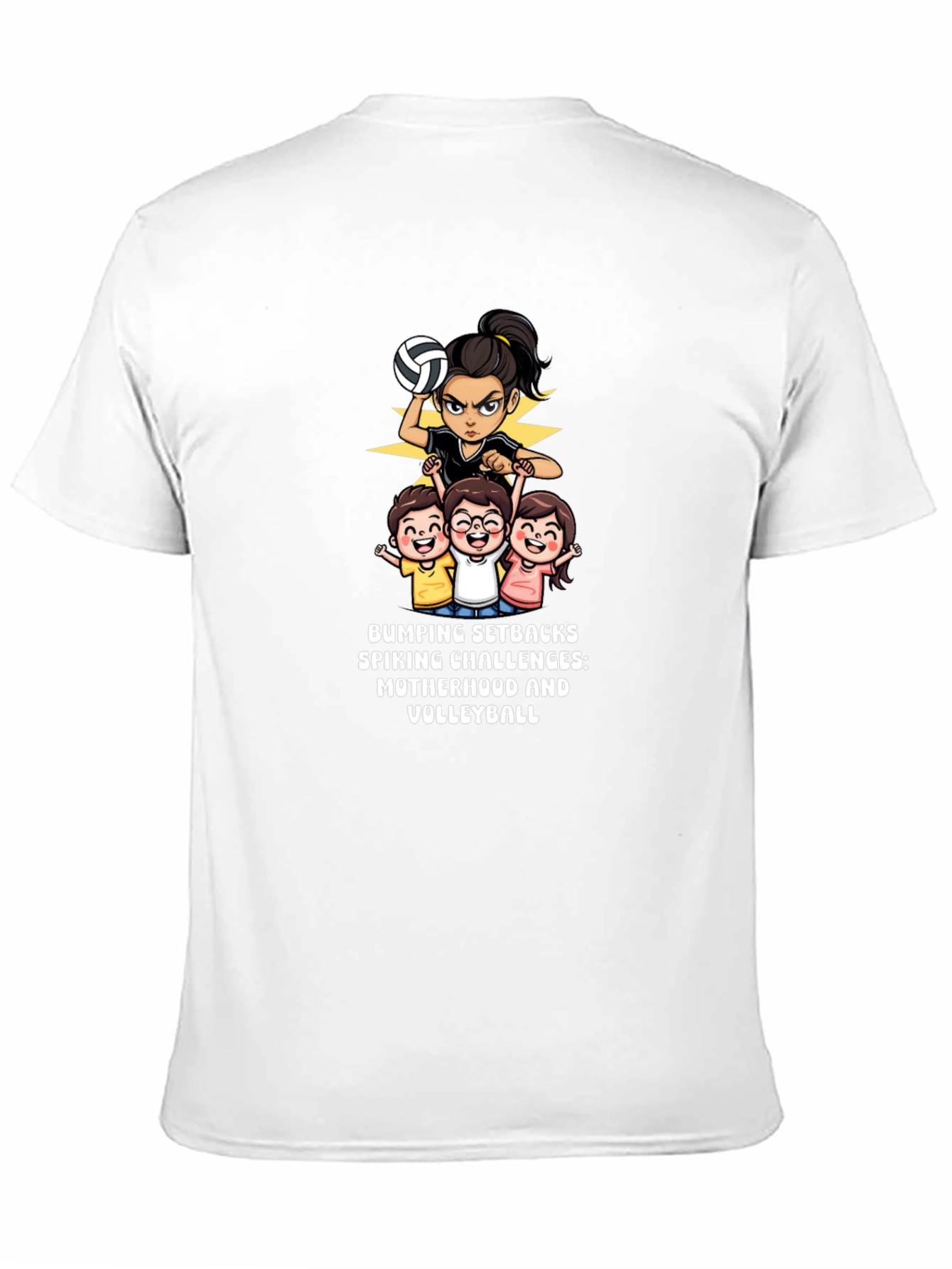 Volleyball Mom T-Shirt - Bumping Setbacks