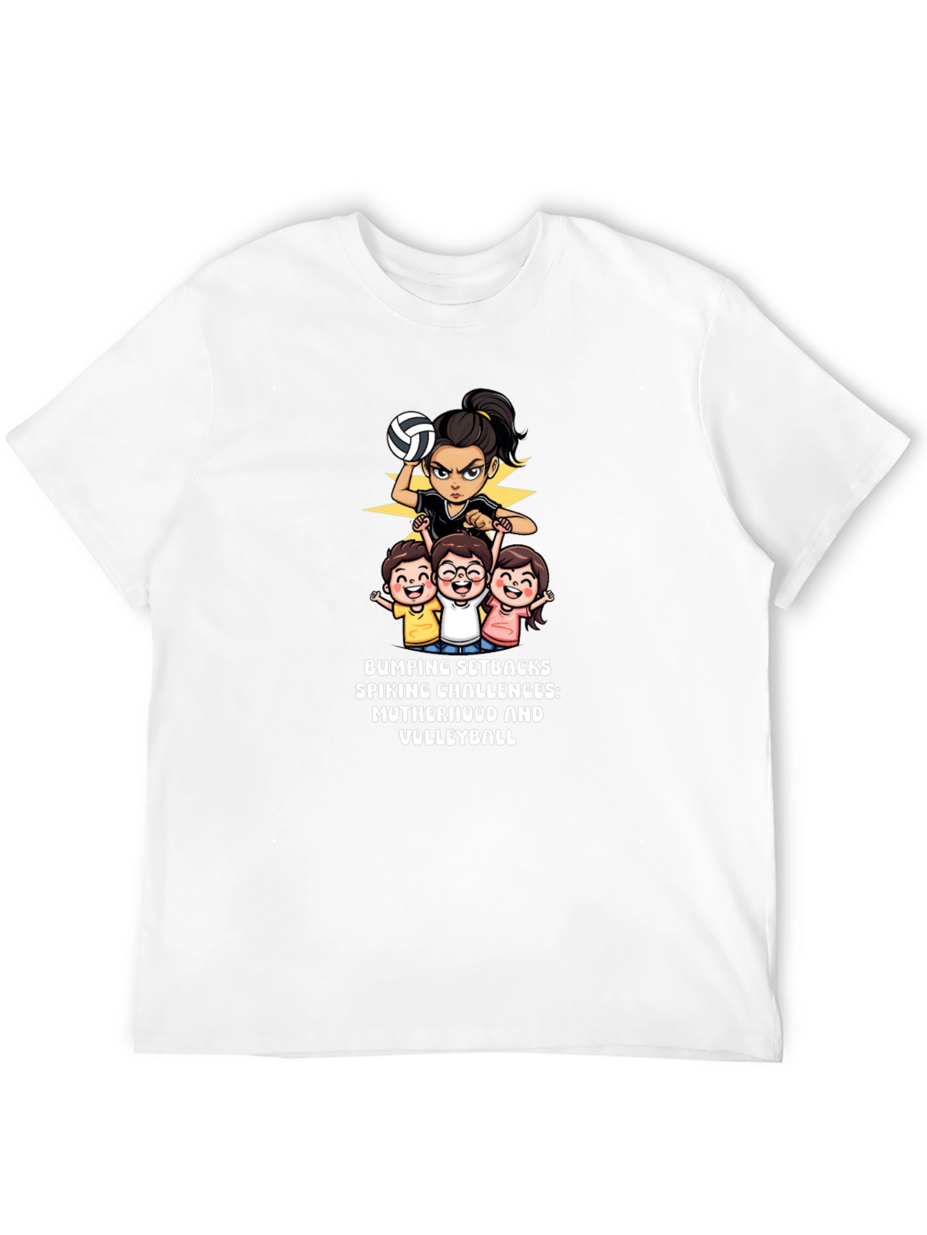 Volleyball Mom T-Shirt - Bumping Setbacks