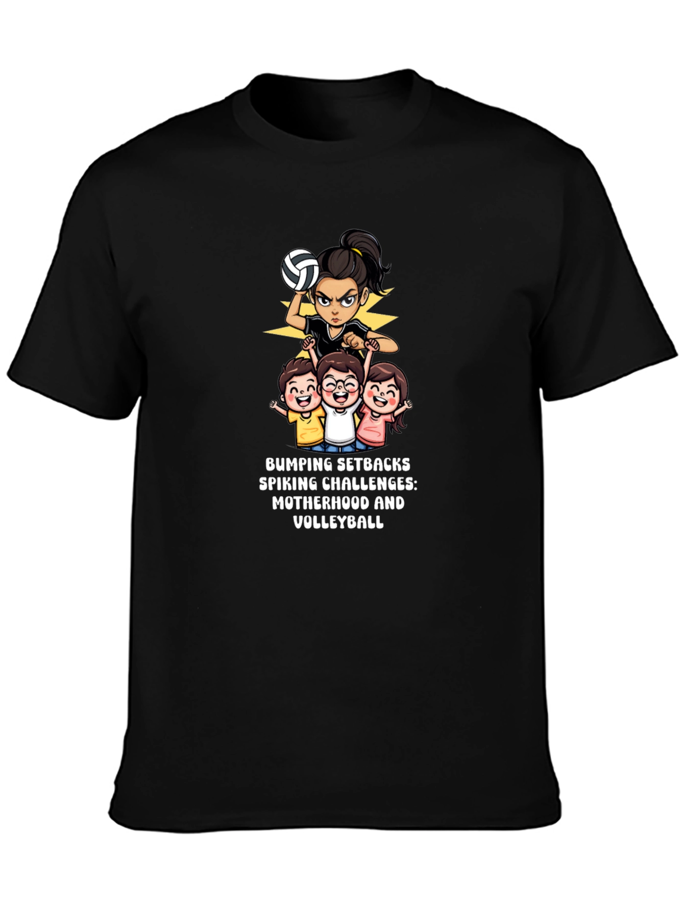 Volleyball Mom T-Shirt - Bumping Setbacks