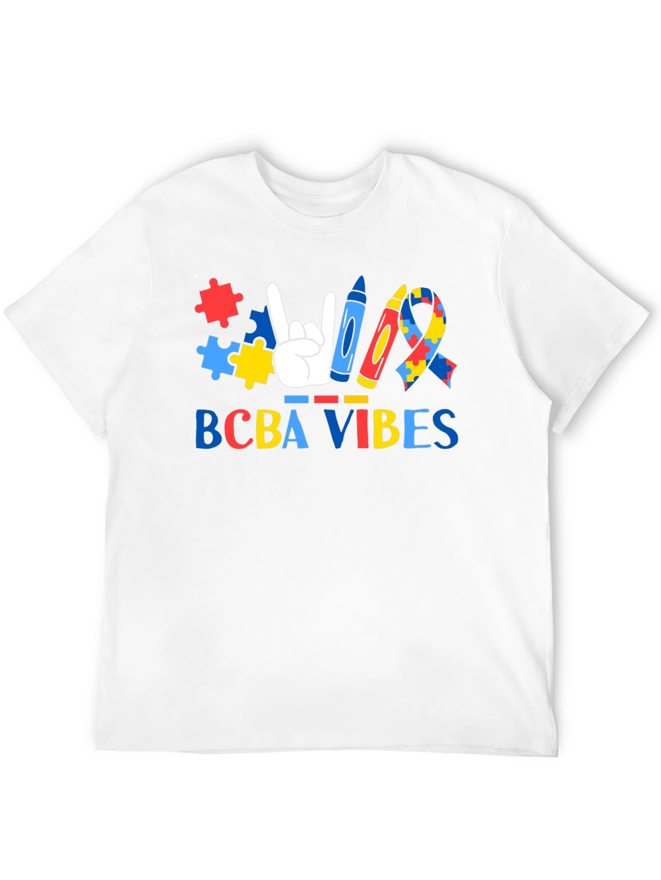 BCBA Vibes Autism Awareness T-Shirt