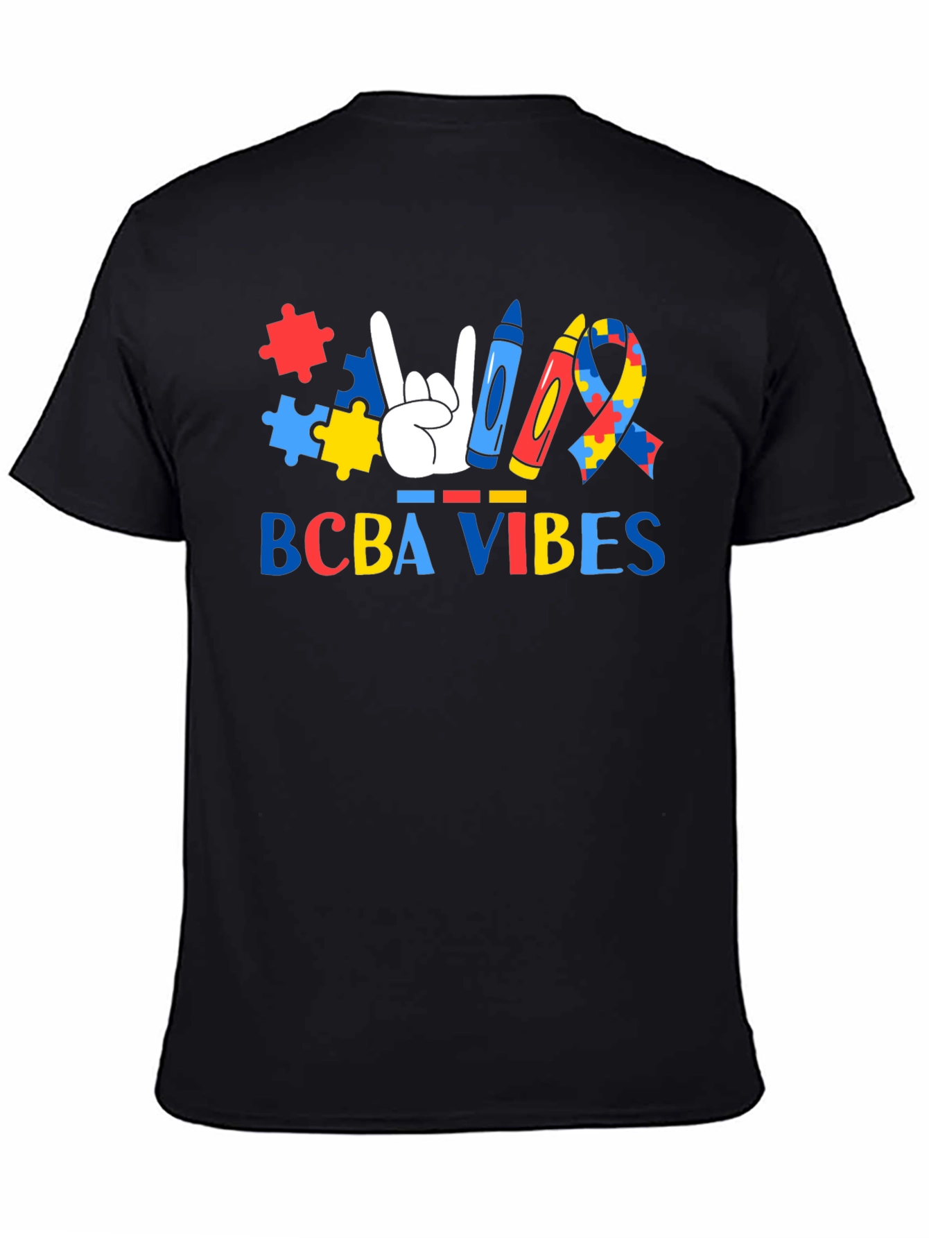 BCBA Vibes Autism Awareness T-Shirt
