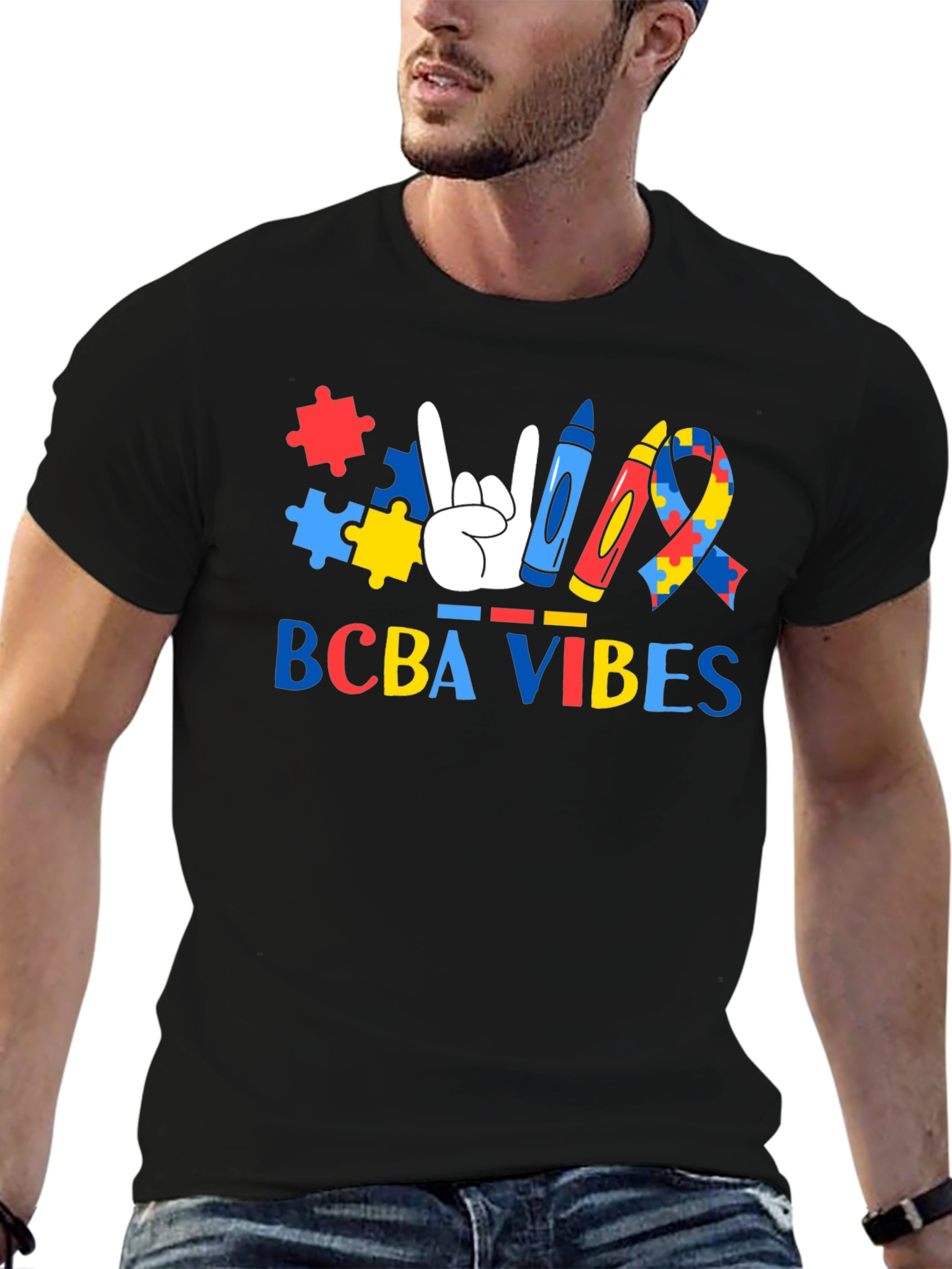 BCBA Vibes Autism Awareness T-Shirt