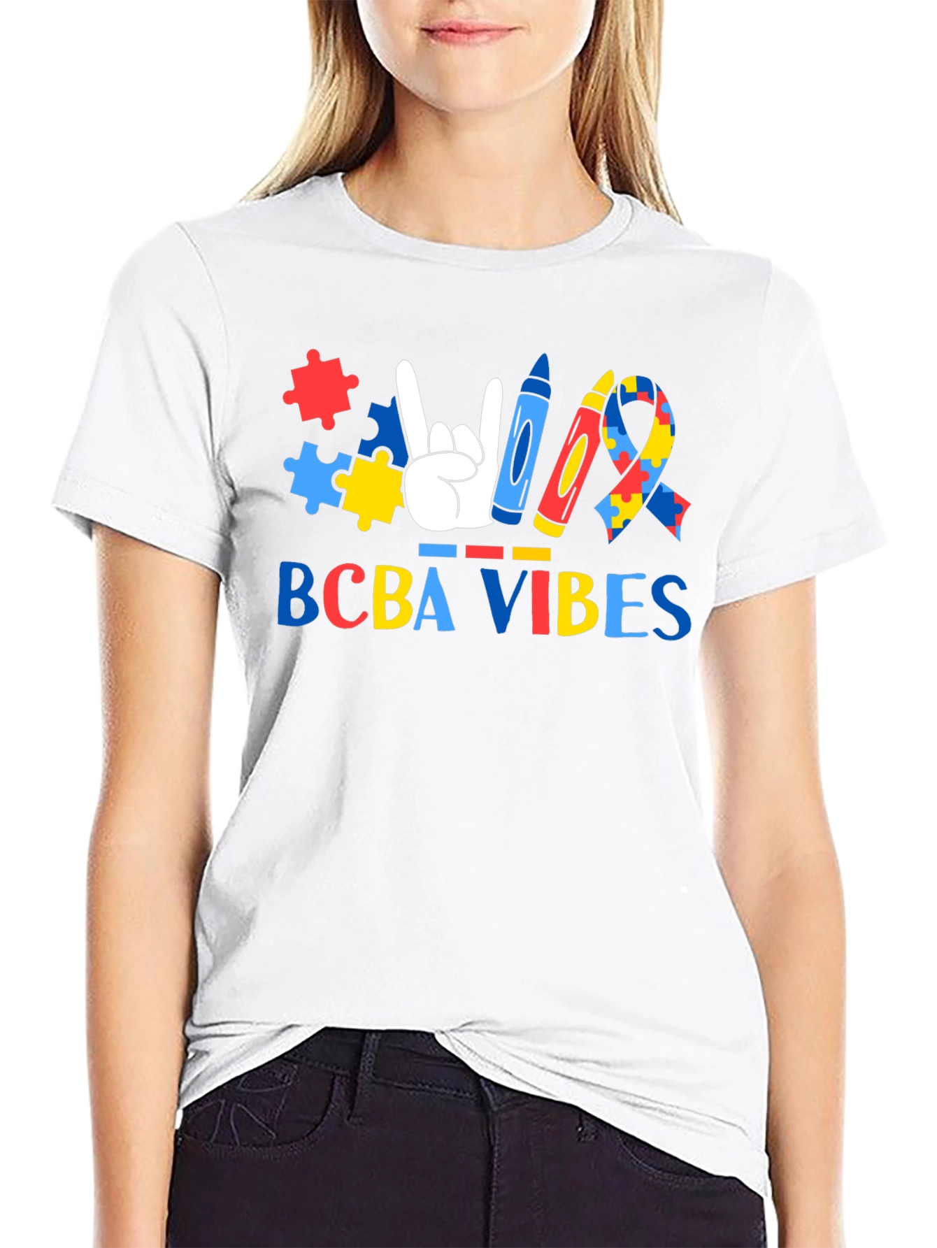 BCBA Vibes Autism Awareness T-Shirt