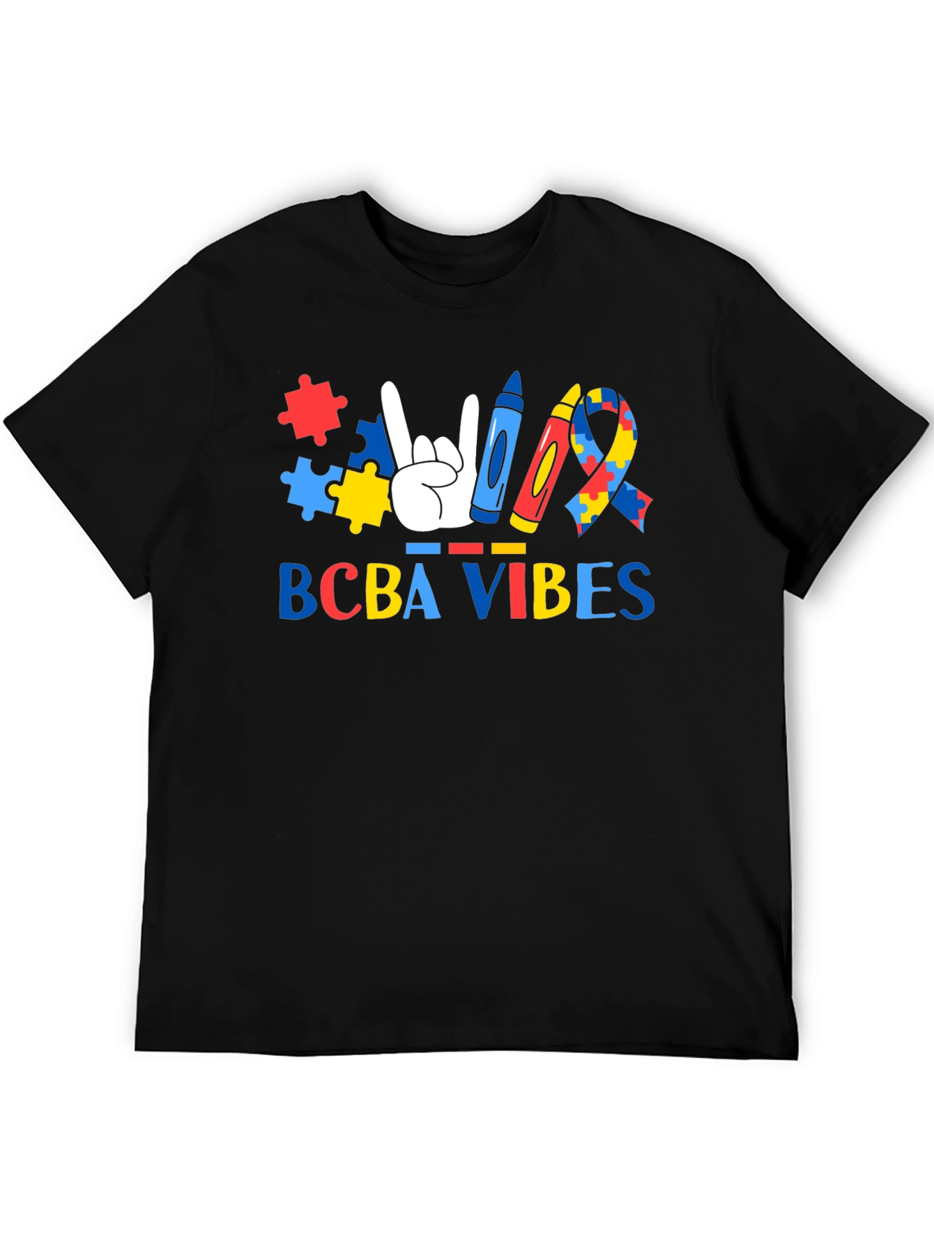 BCBA Vibes Autism Awareness T-Shirt