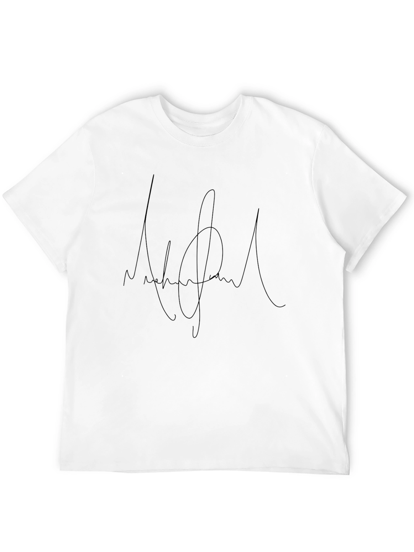 Signature Graphic Tee - Black Casual Style