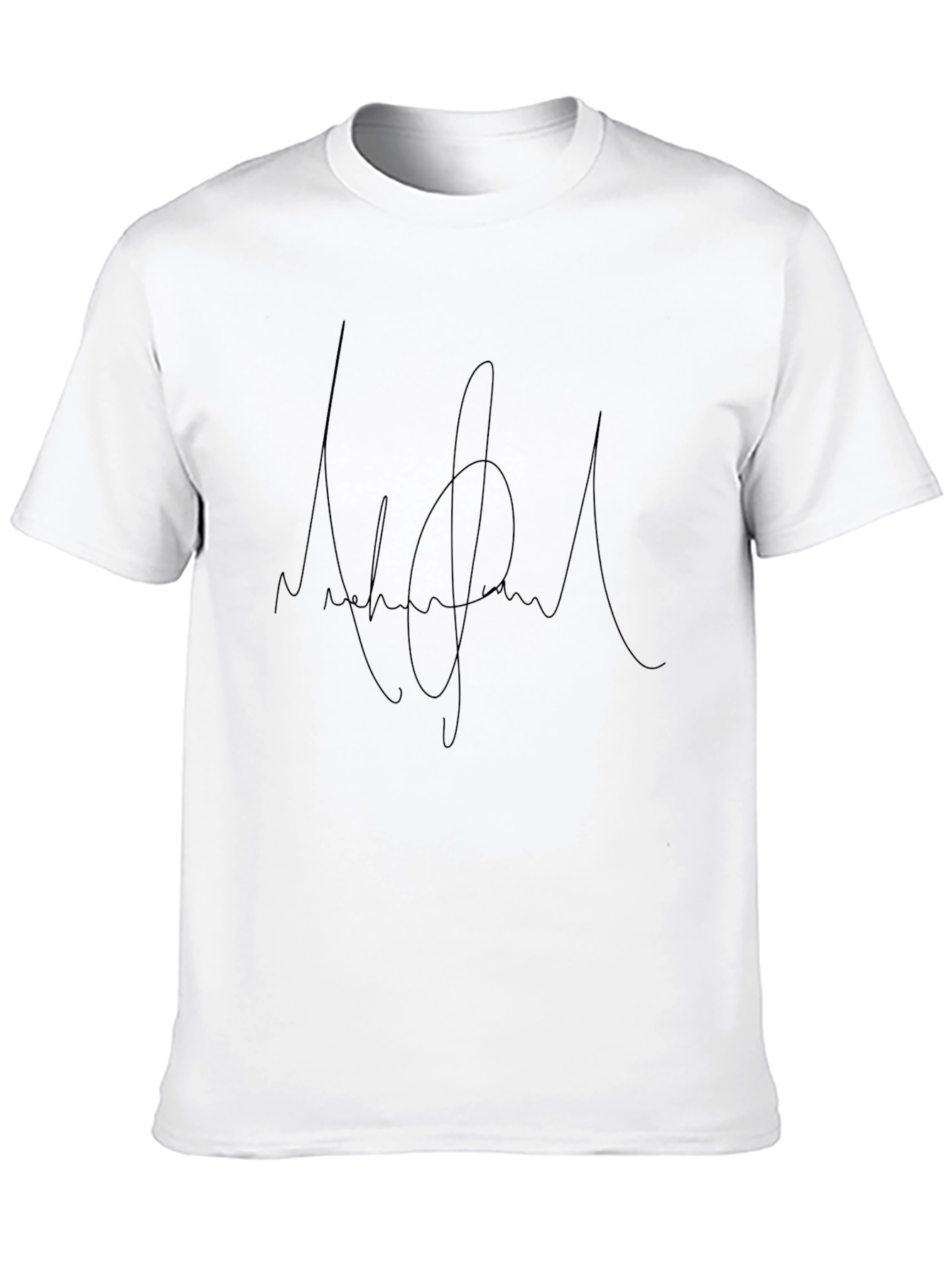 Signature Graphic Tee - Black Casual Style