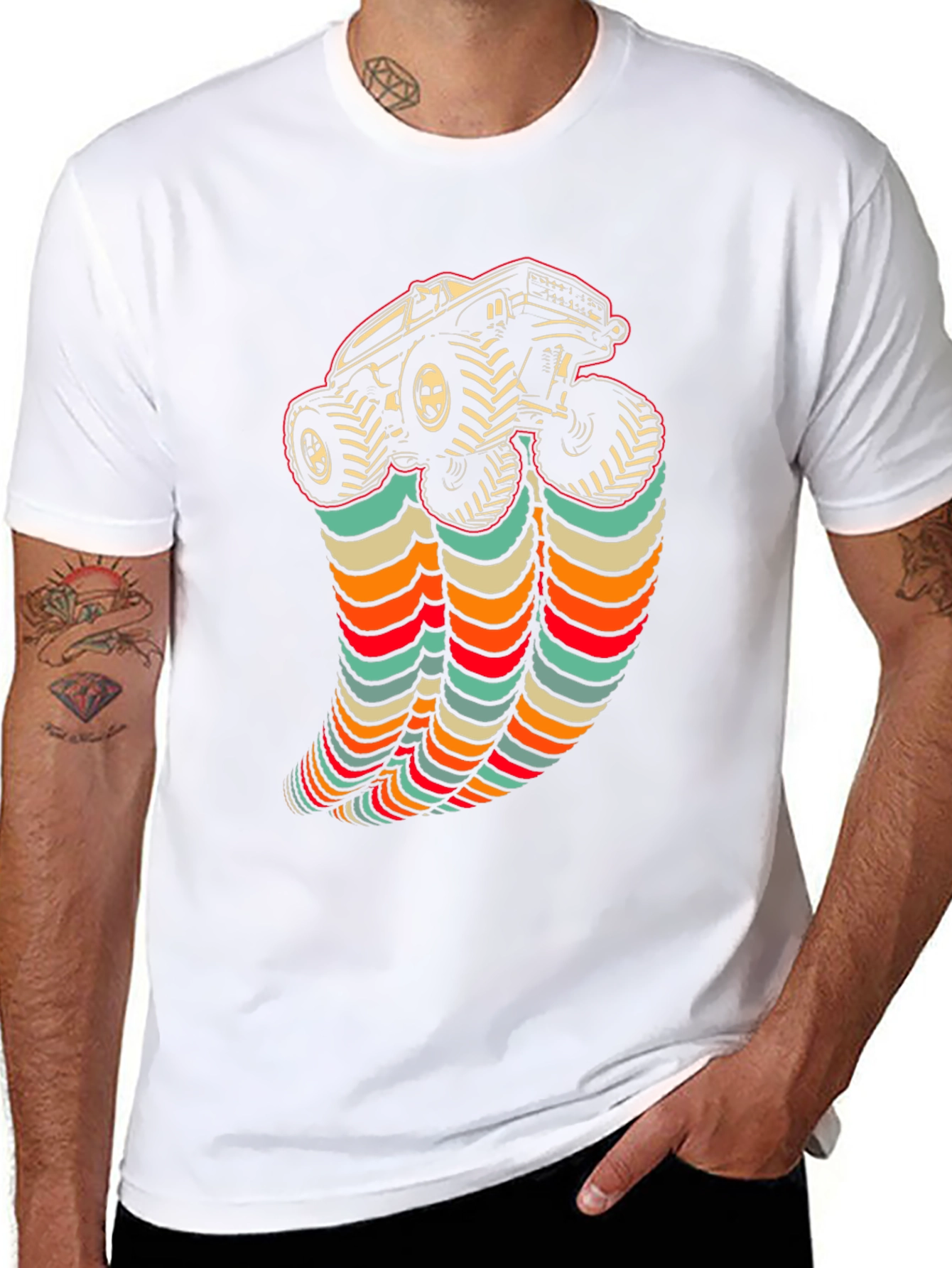 Retro Monster Truck Graphic Tee