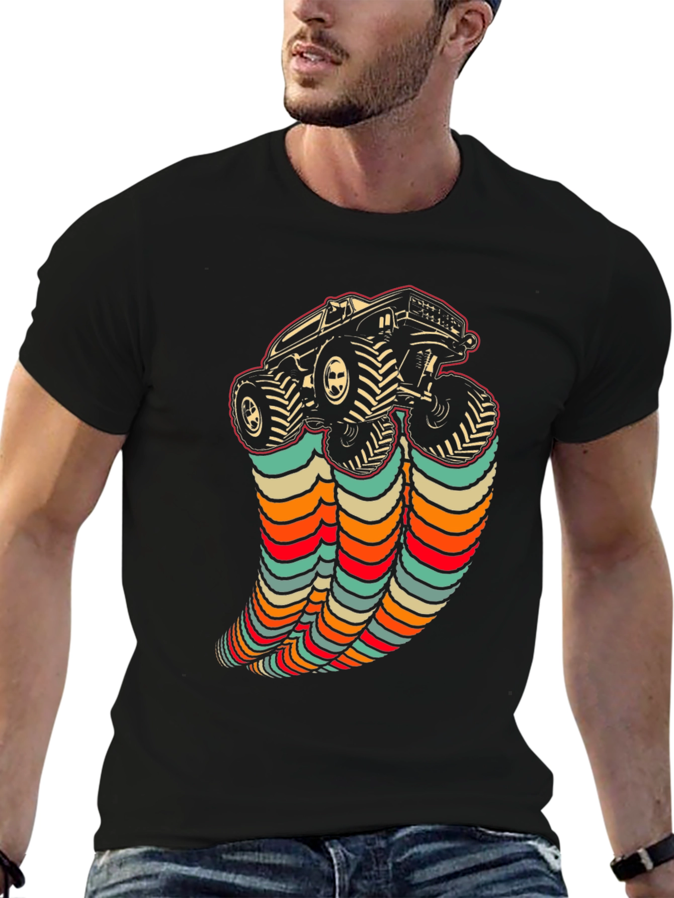 Retro Monster Truck Graphic Tee