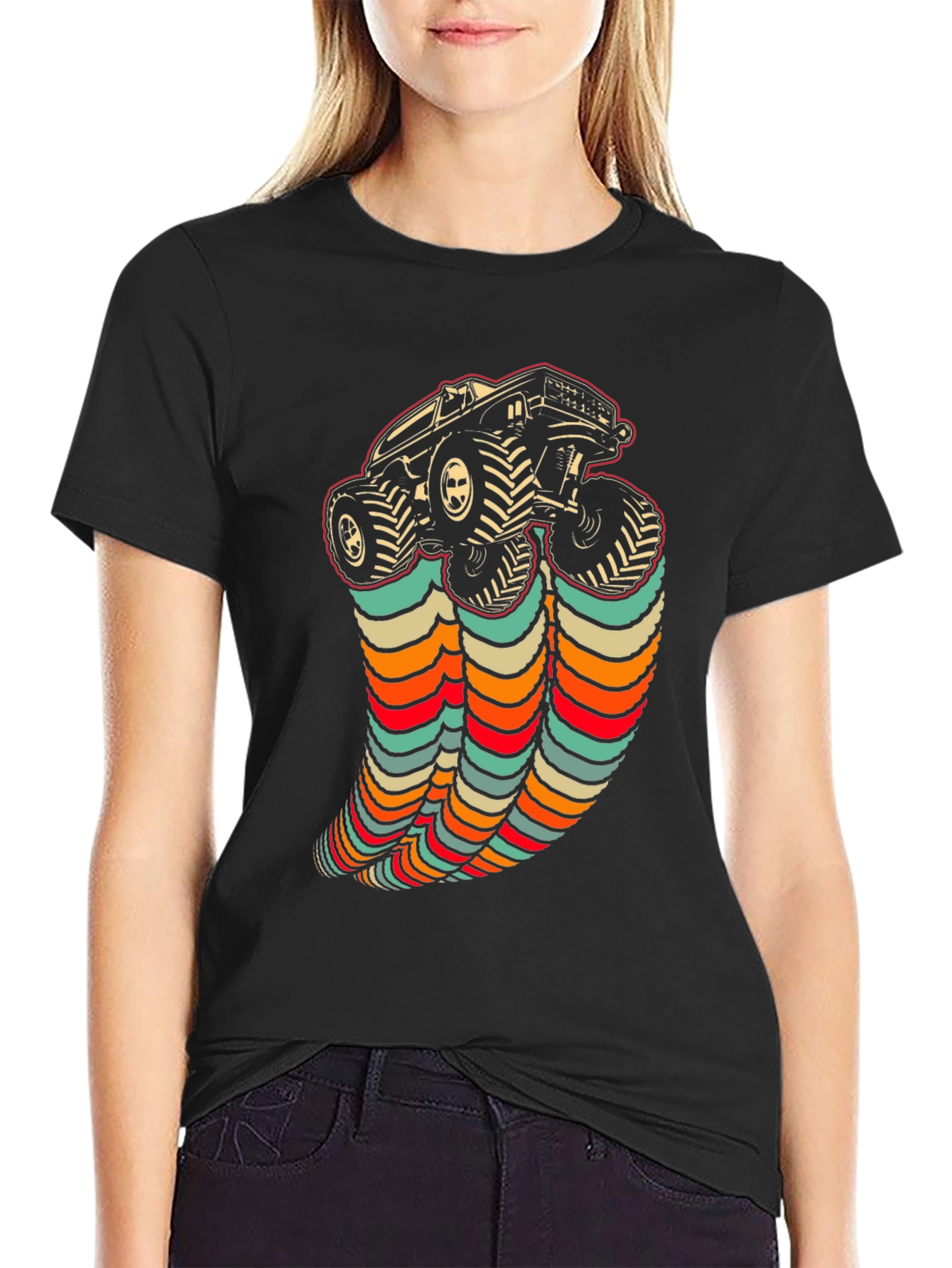 Retro Monster Truck Graphic Tee