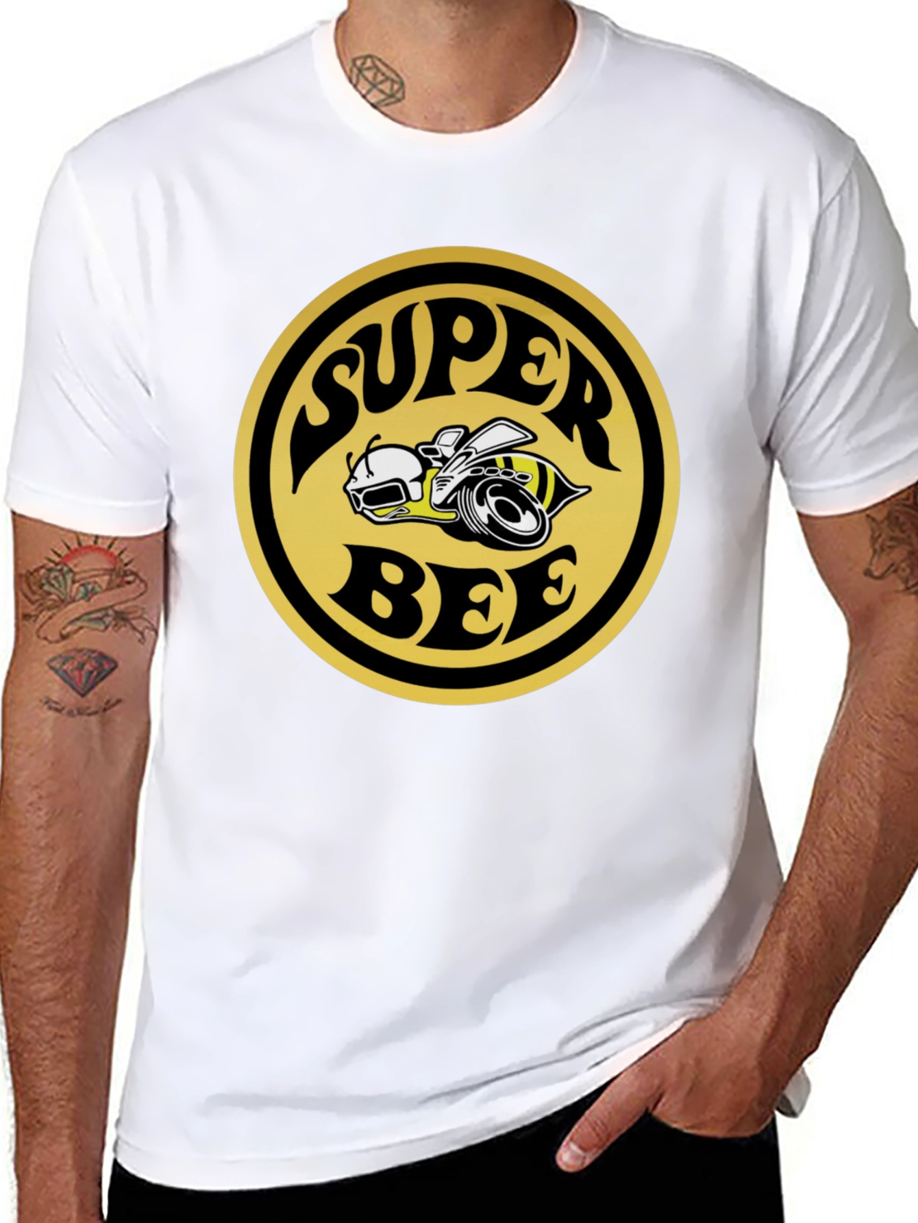 Super Bee Graphic T-Shirt - Black