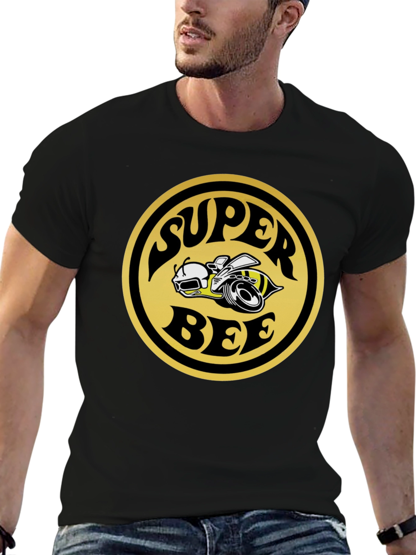 Super Bee Graphic T-Shirt - Black