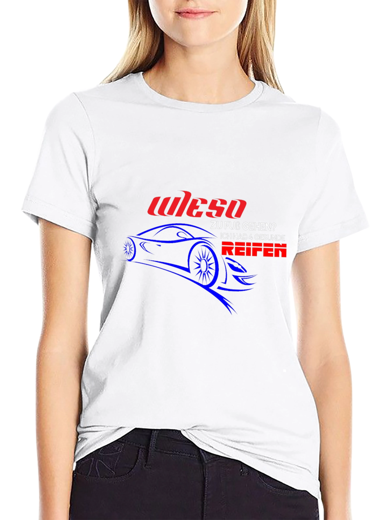 Wieso Car Graphic T-Shirt - Black Cotton Tee